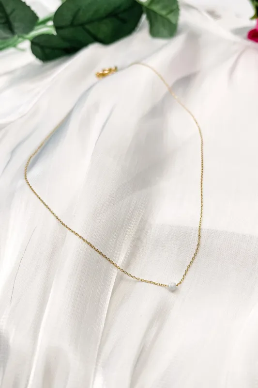 Dara Dainty Opal Necklace sold by Bella Rose boutique