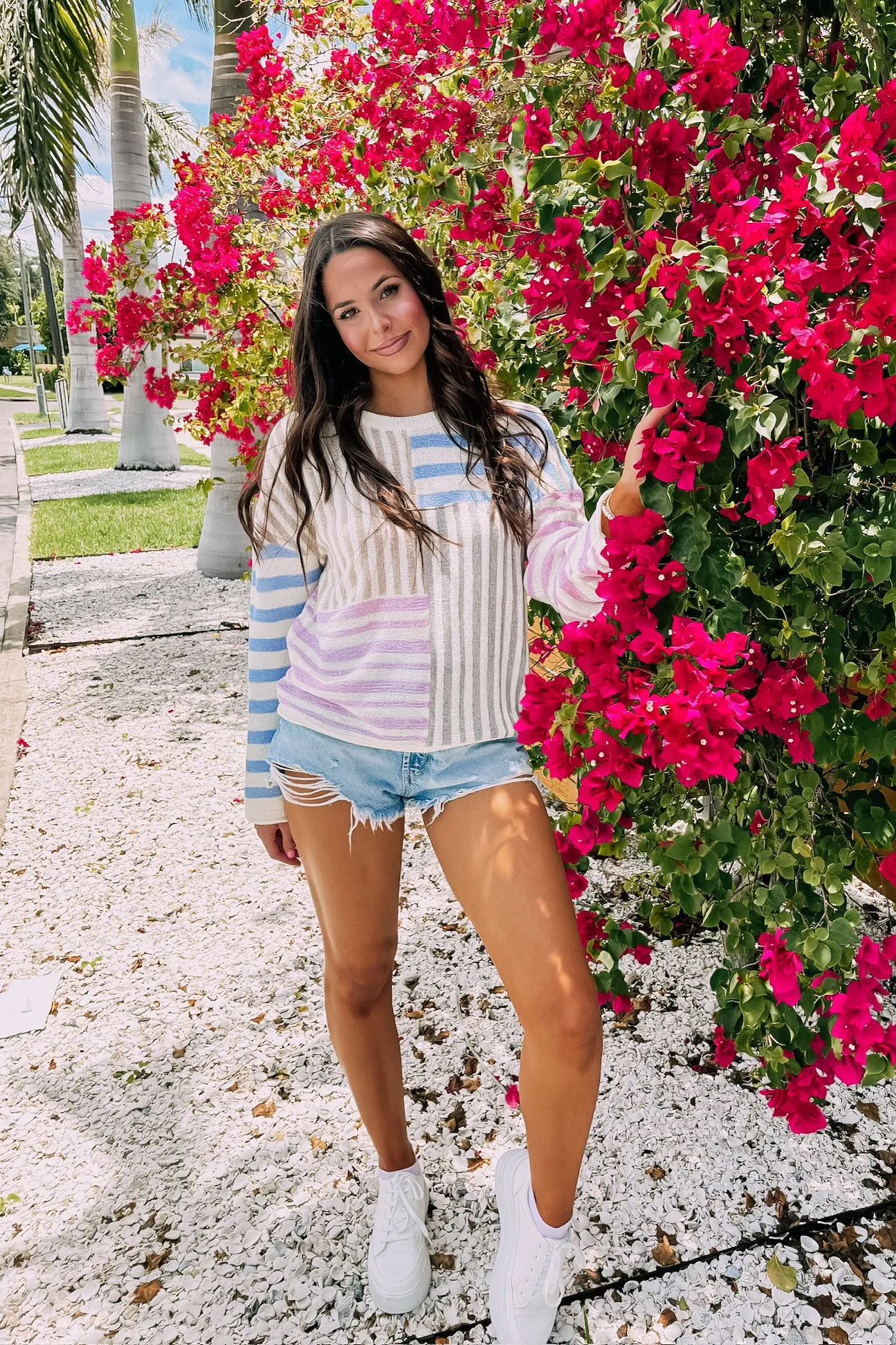 Daily Impression Striped Sweater sold by Bella Rose boutique product image thumbnail 5