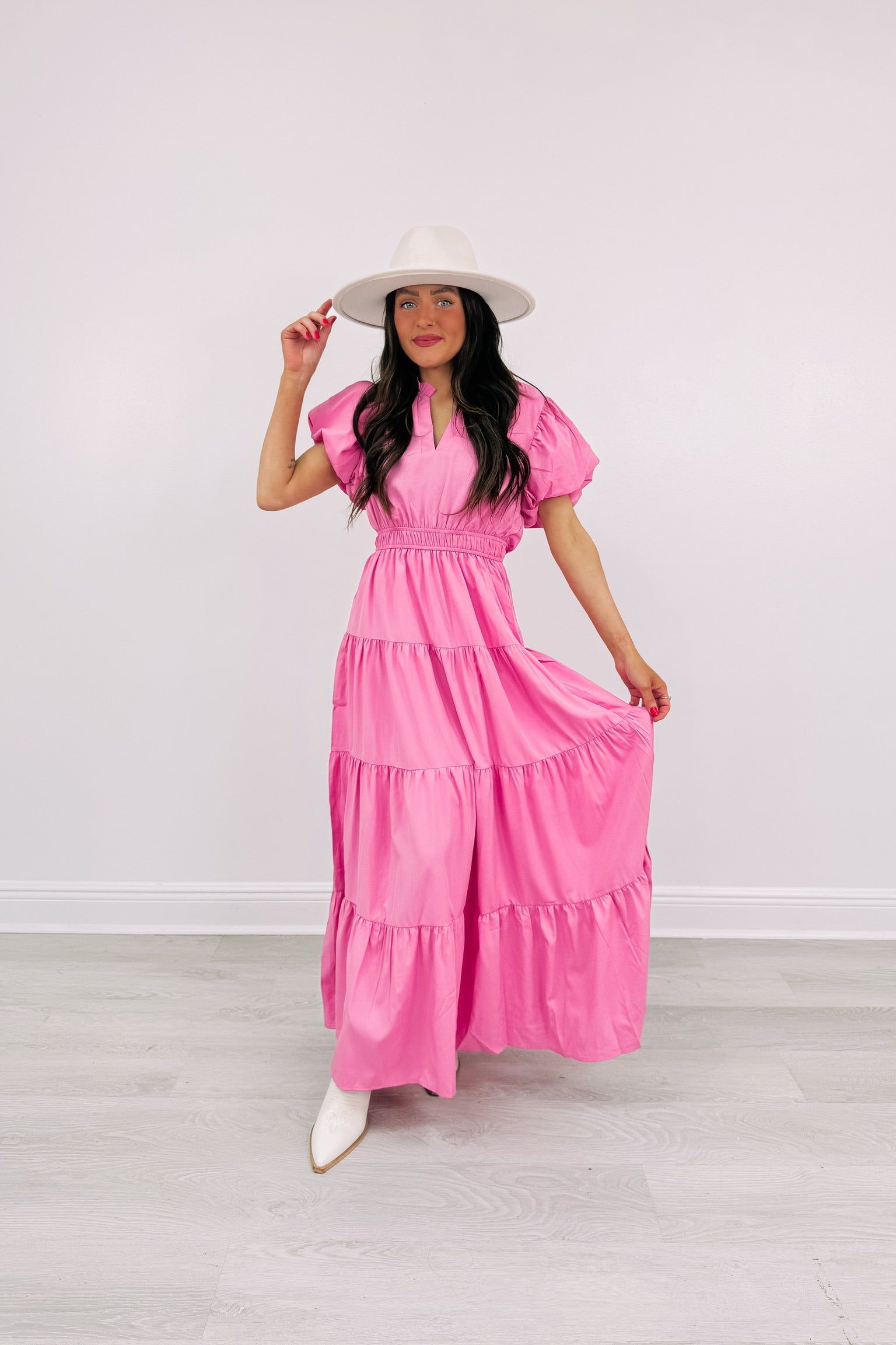 Give Us A Chance Ruffle Maxi Dress sold by Bella Rose boutique product image thumbnail 2