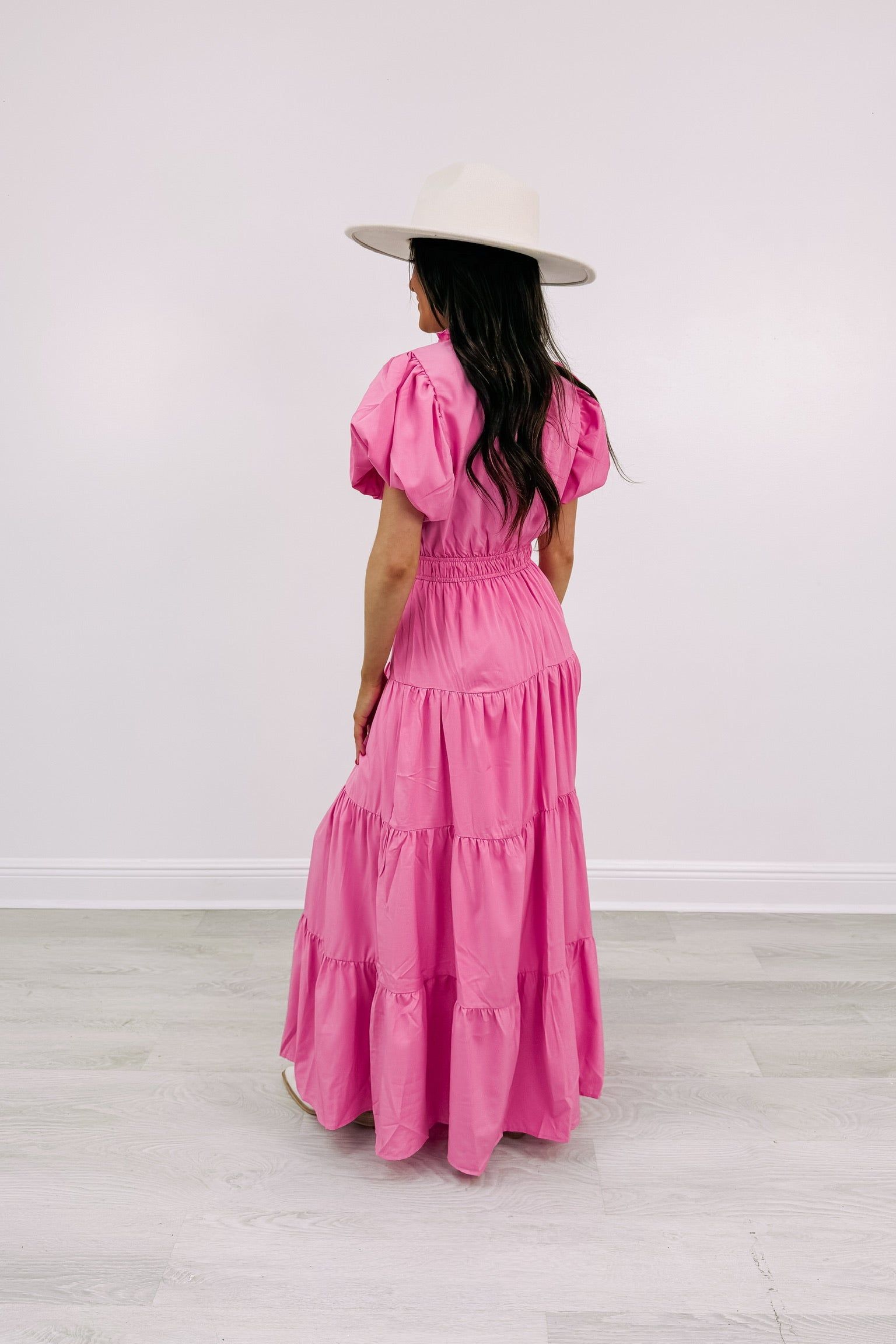 Give Us A Chance Ruffle Maxi Dress sold by Bella Rose boutique product image thumbnail 5