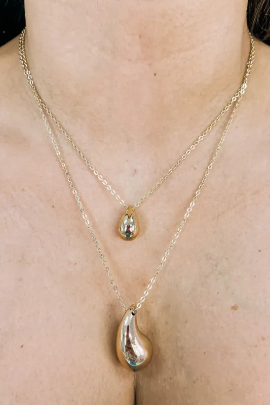 Pretend To Care Layered Necklace sold by Bella Rose boutique