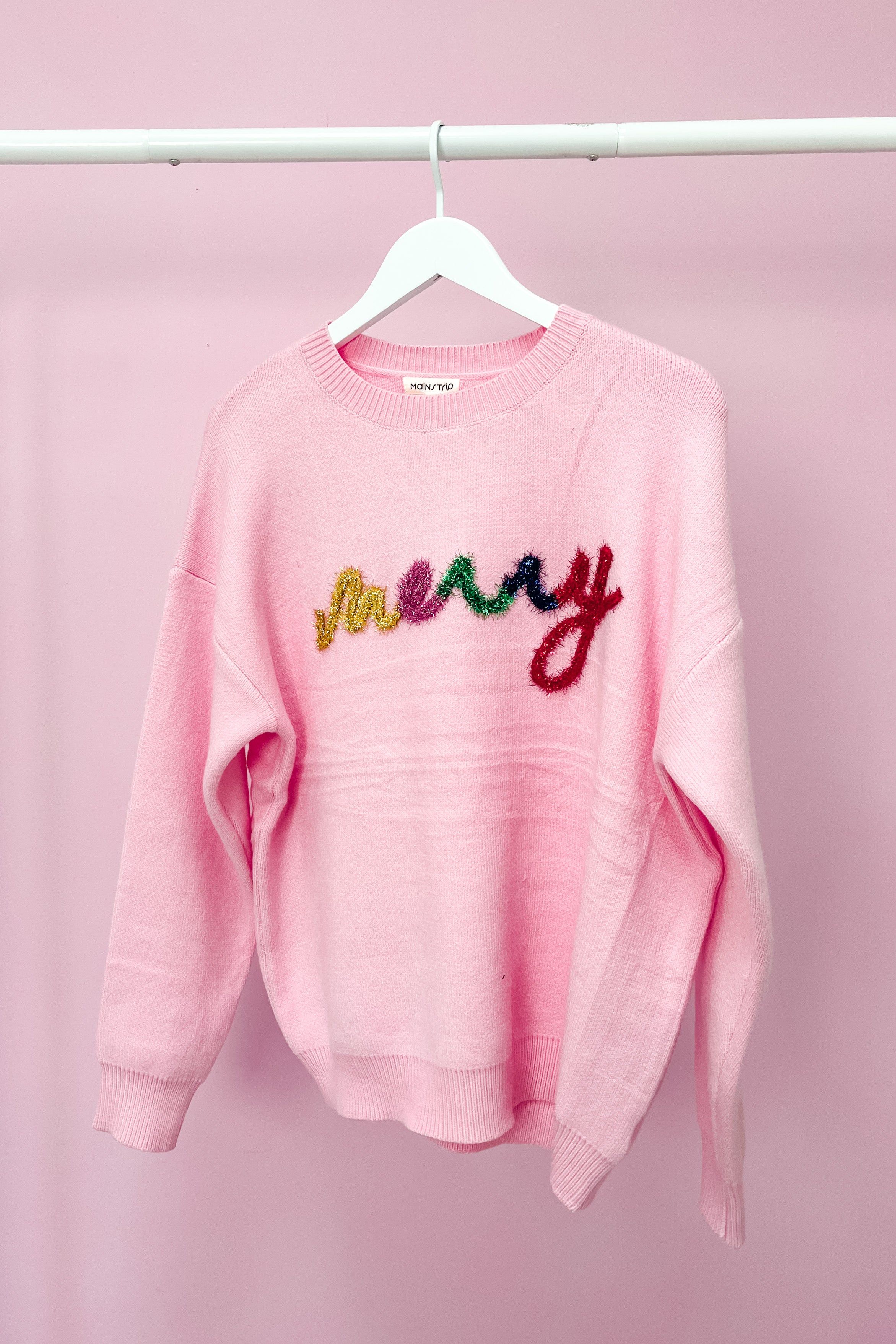 Cozy "Merry" Embellished Sweater sold by Bella Rose boutique product image thumbnail 5