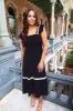 Blowing Kisses Ruffle Midi Dress sold by Bella Rose boutique