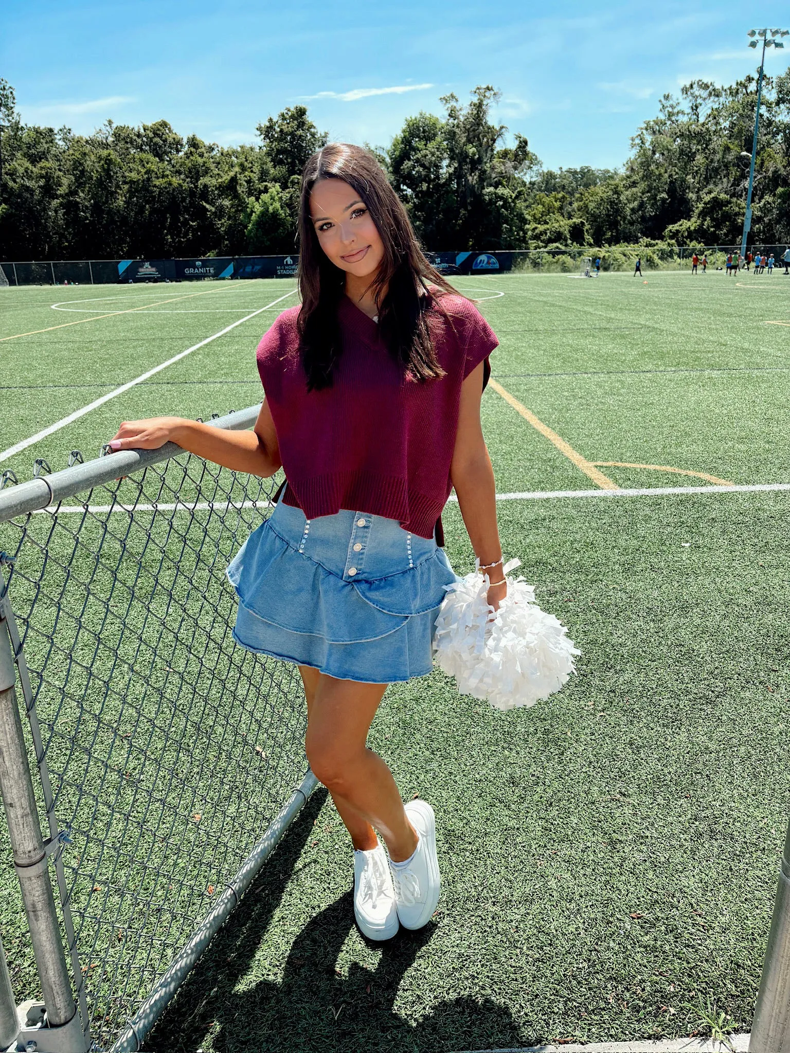 Careful Consideration Ribbed Knit Sweater Vest sold by Bella Rose boutique