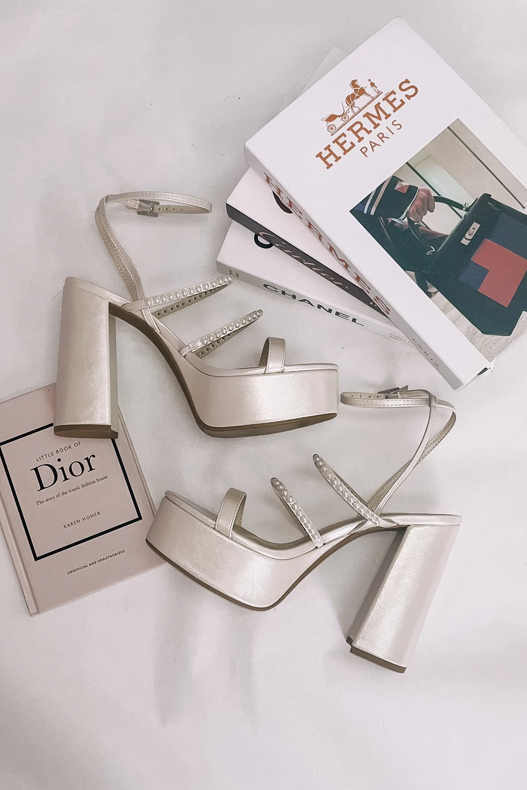 Pearl Perfect Platform Heels (LAST ONE - SIZE 5.5) sold by Bella Rose boutique