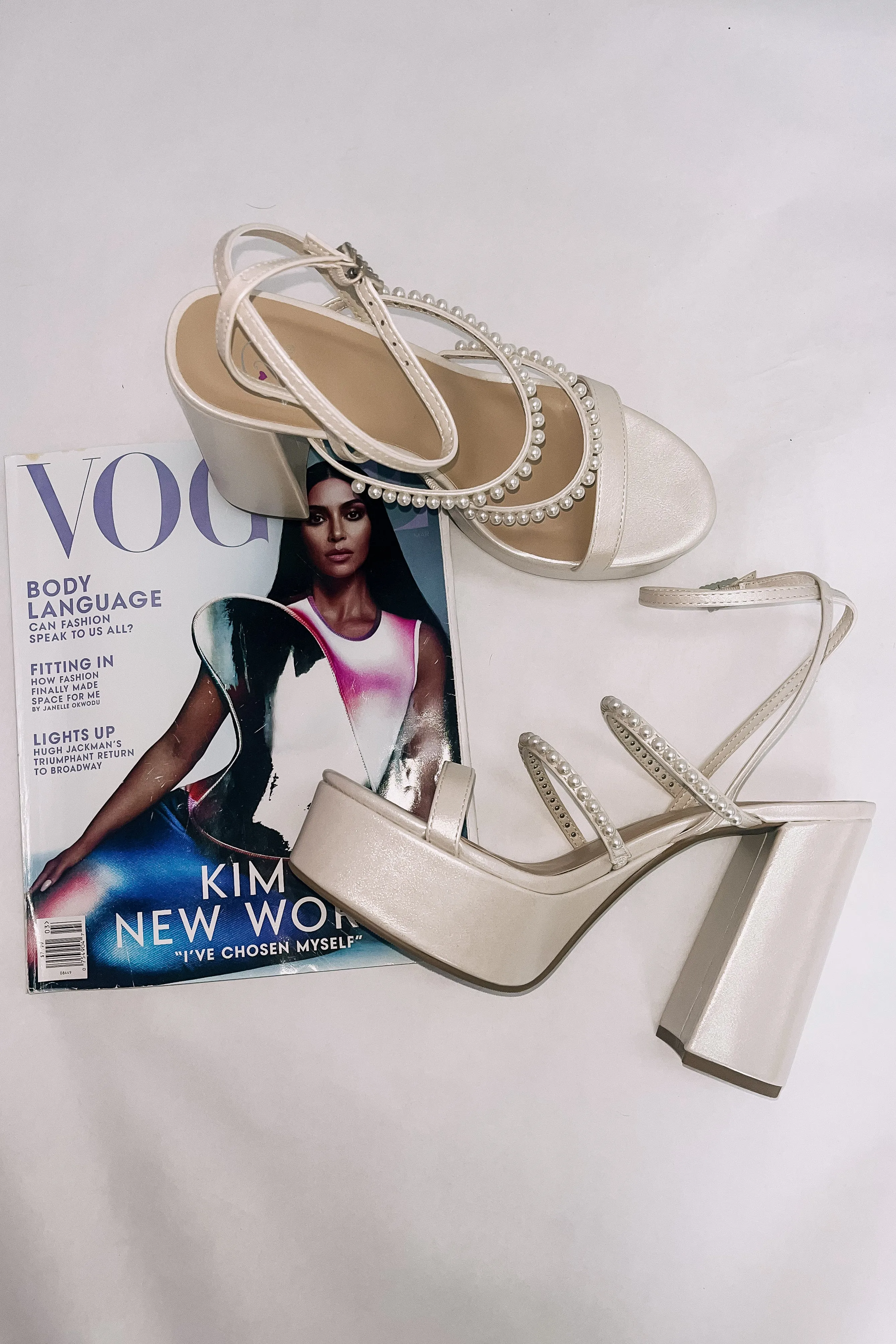 Pearl Perfect Platform Heels (LAST ONE - SIZE 5.5) sold by Bella Rose boutique product image thumbnail 2