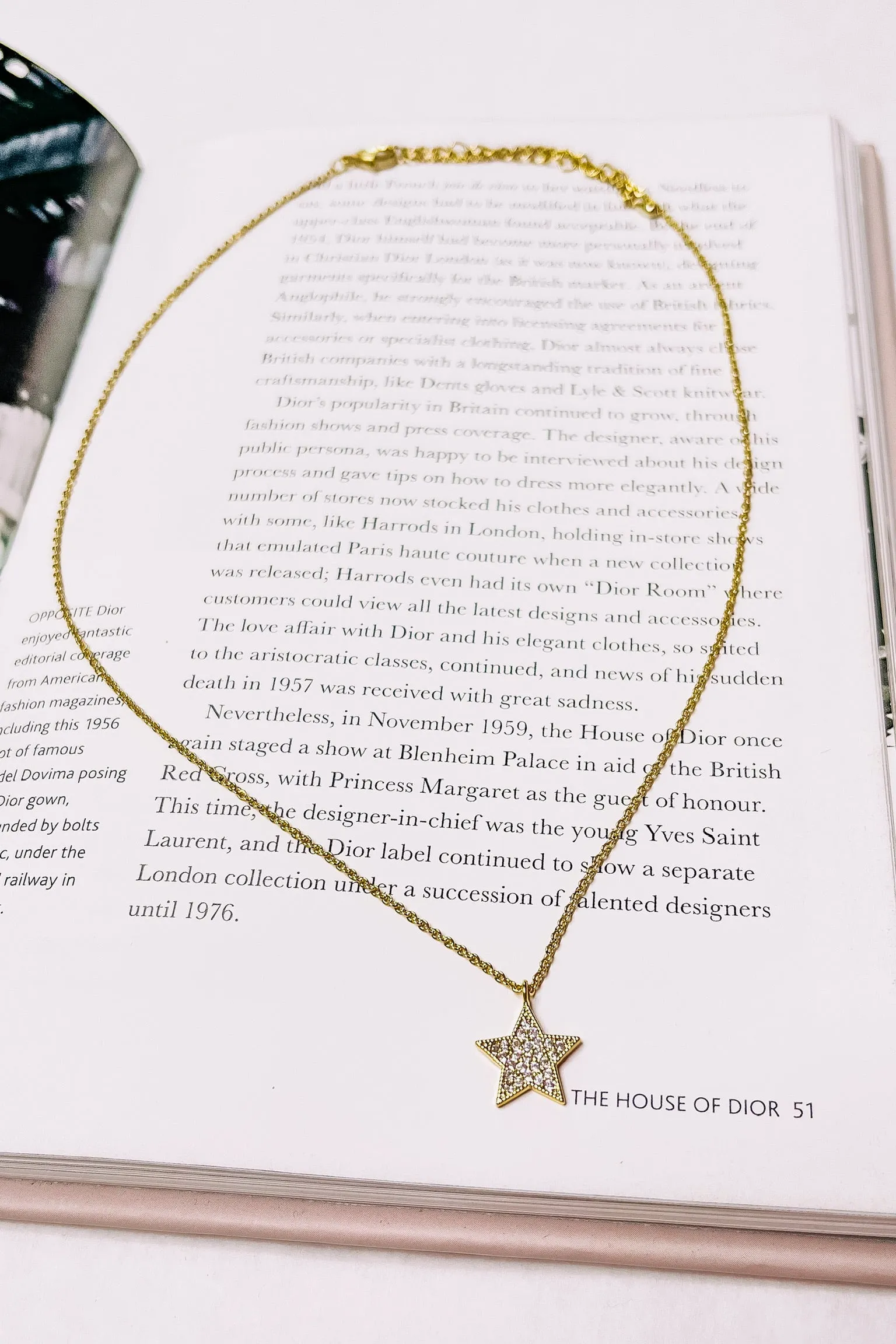 Precious Pave Star Necklace sold by Bella Rose boutique
