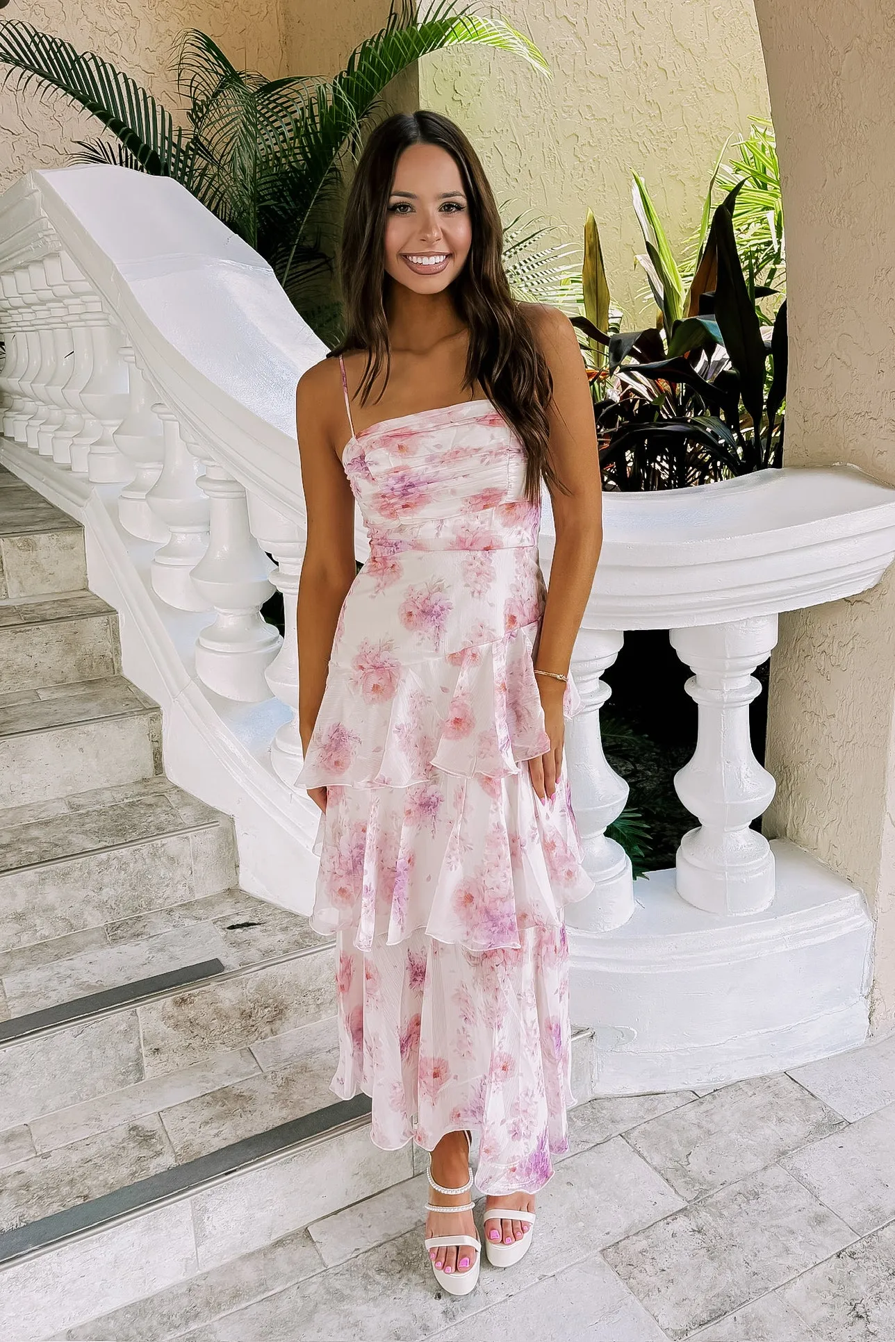 Sweet Surprise Floral Maxi Dress | Parallel