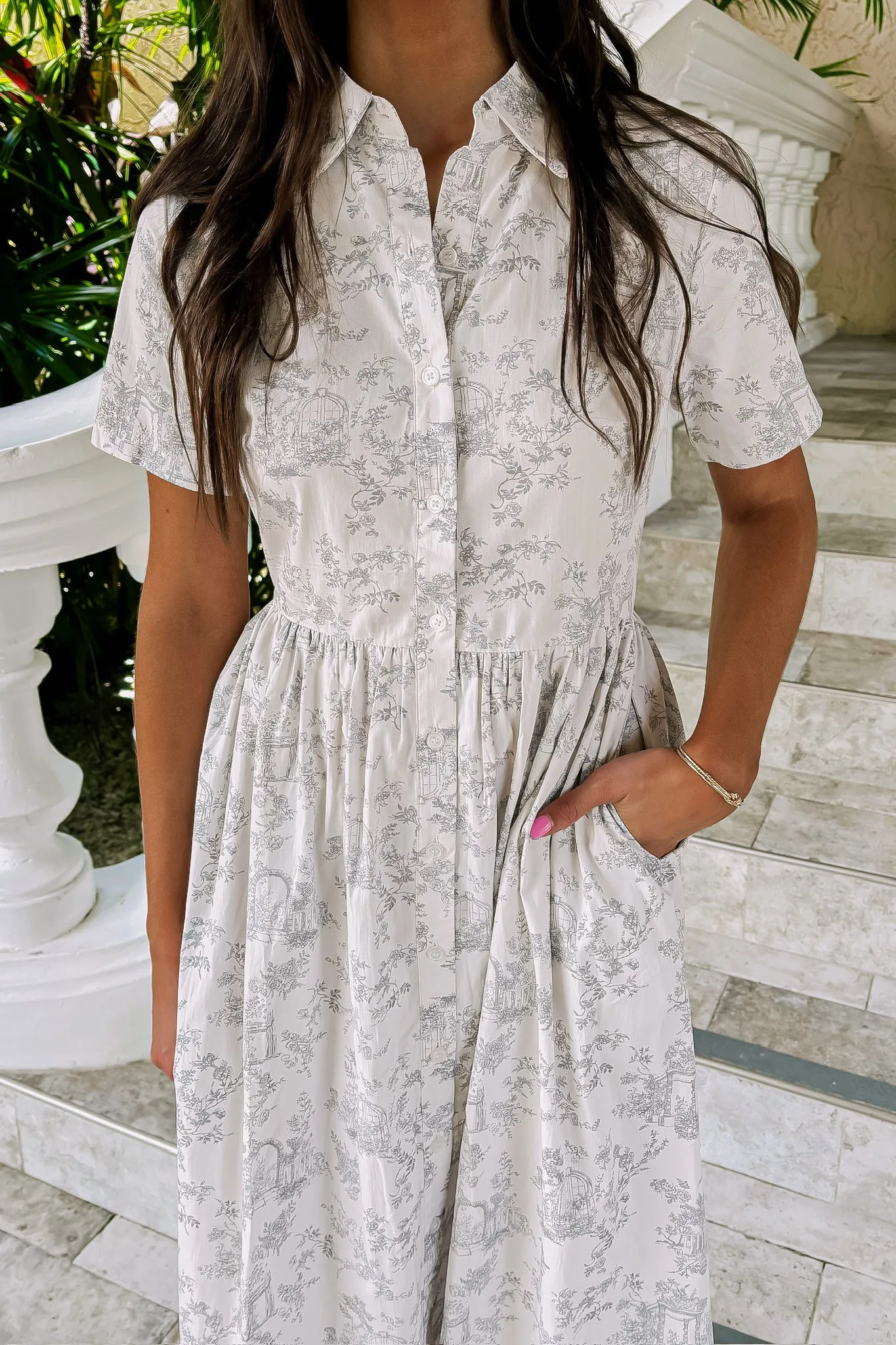 Stroll the Avenues Midi Dress sold by Bella Rose boutique product image thumbnail 2