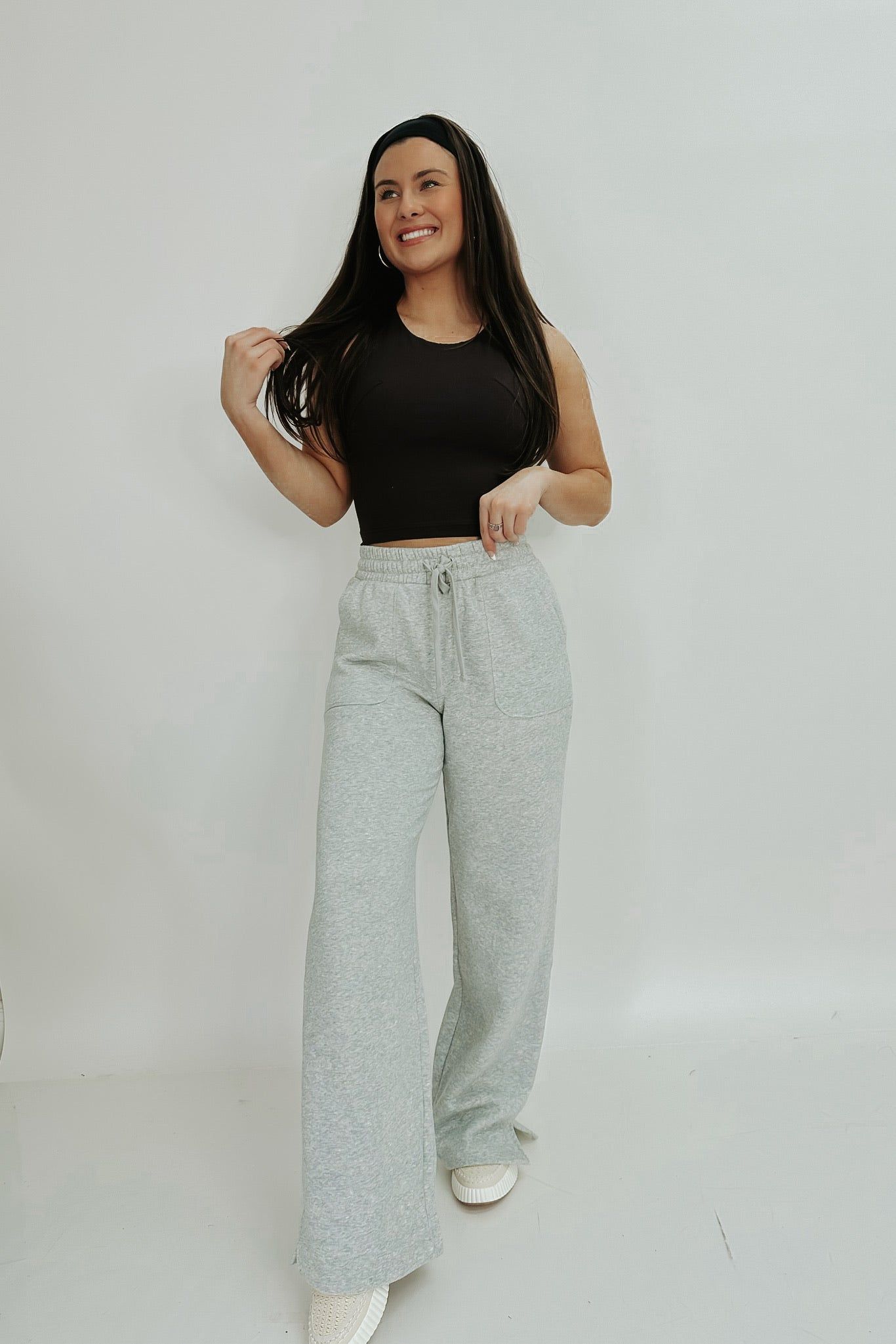 Gloomy Days Fleece Sweatpants sold by Bella Rose boutique product image thumbnail 2