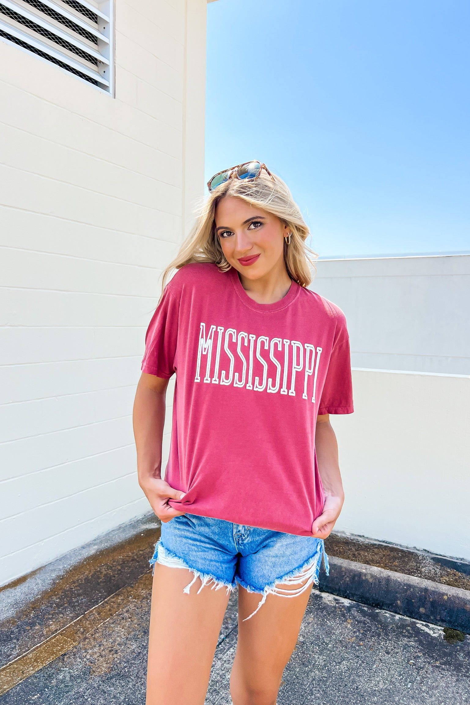 MSU Rep Your College Graphic Tee sold by Bella Rose boutique product image thumbnail 5