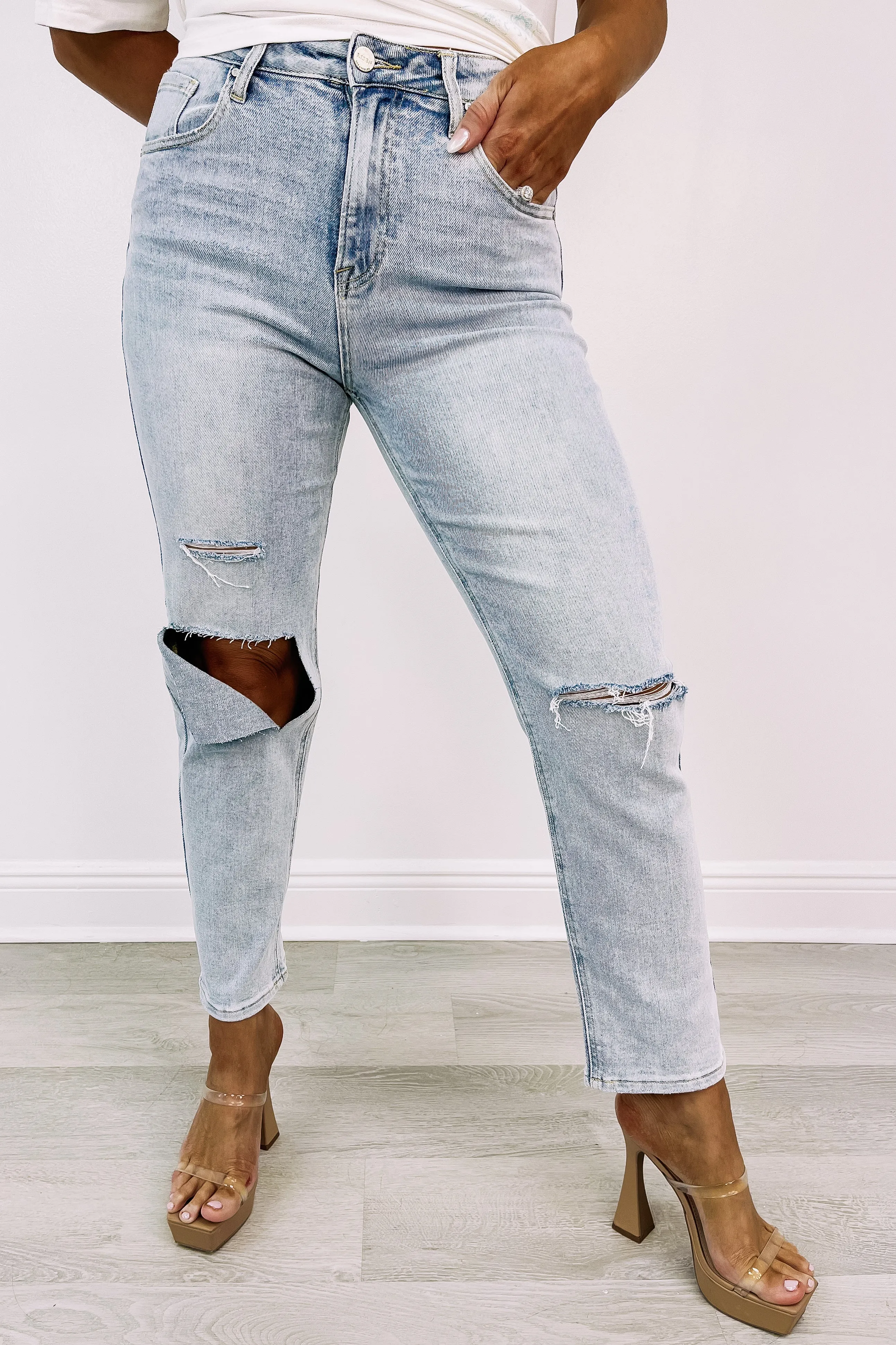 Everyday Marvel High Rise Jeans sold by Bella Rose boutique