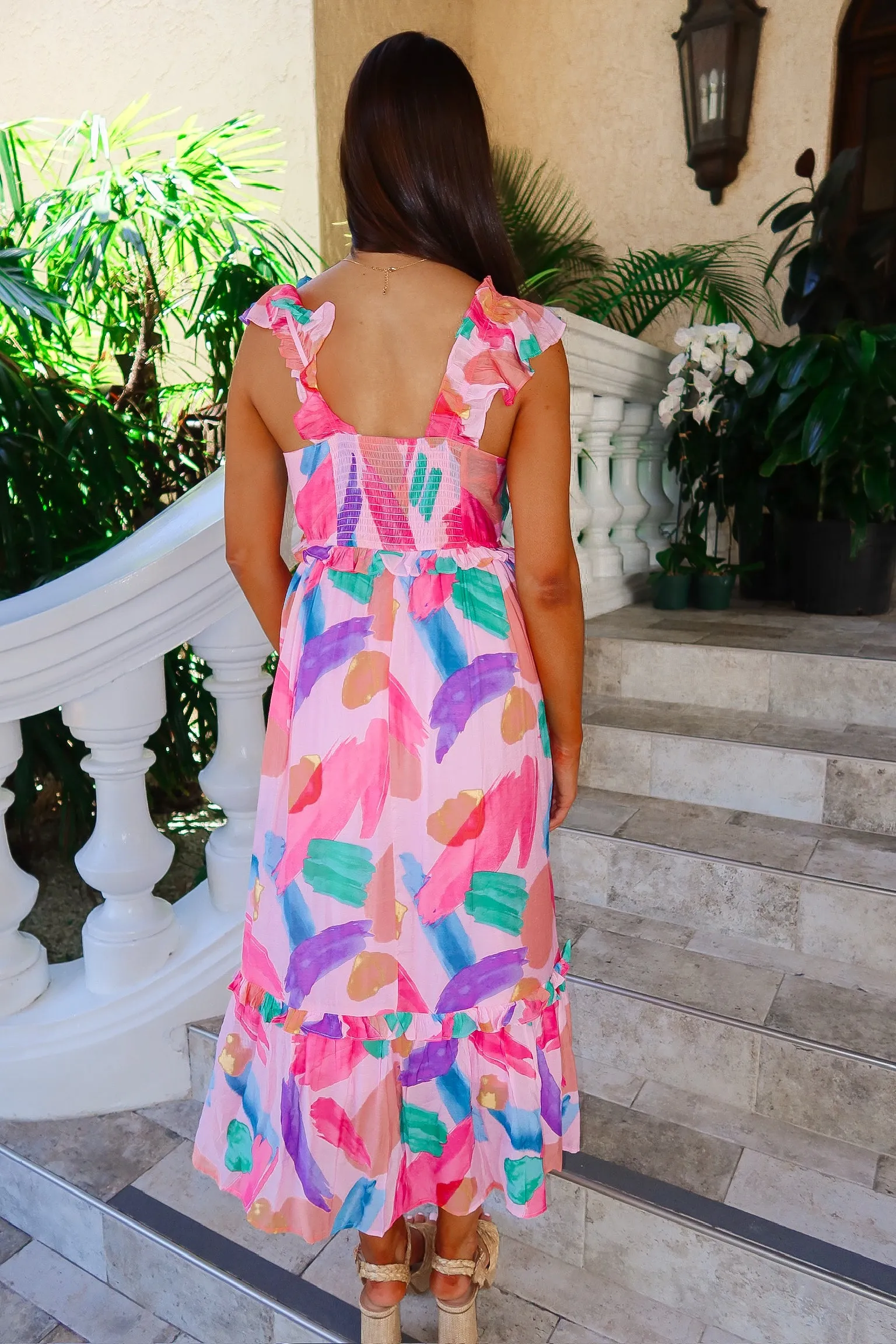 Sweet Adoration Midi Dress sold by Bella Rose boutique product image thumbnail 4