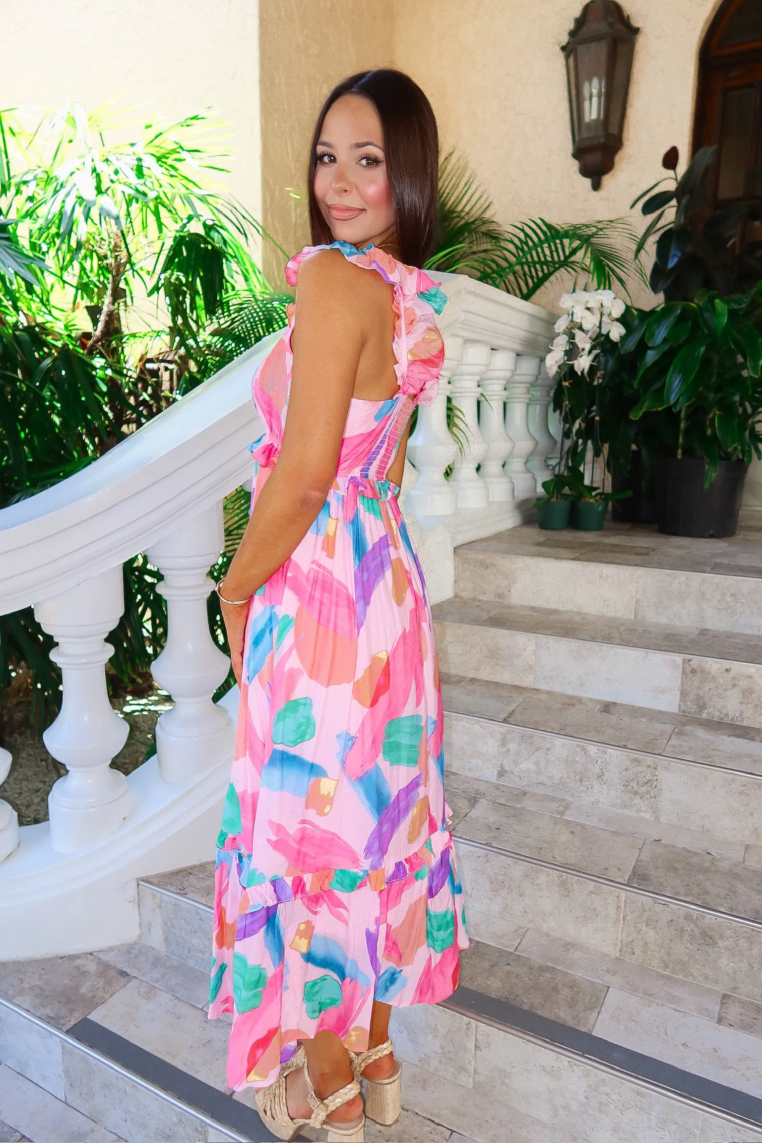Sweet Adoration Midi Dress sold by Bella Rose boutique product image thumbnail 3