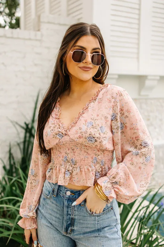Floral Thrills Blouse sold by Bella Rose boutique
