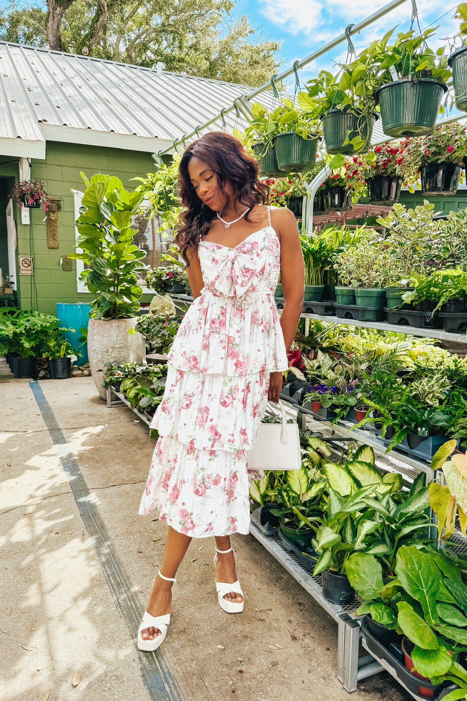 Romantic Intrigue Floral Dress sold by Bella Rose boutique product image thumbnail 3