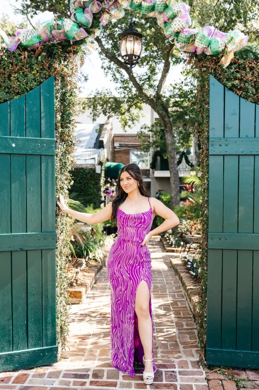 Pandora Sequin Maxi Dress sold by Bella Rose boutique