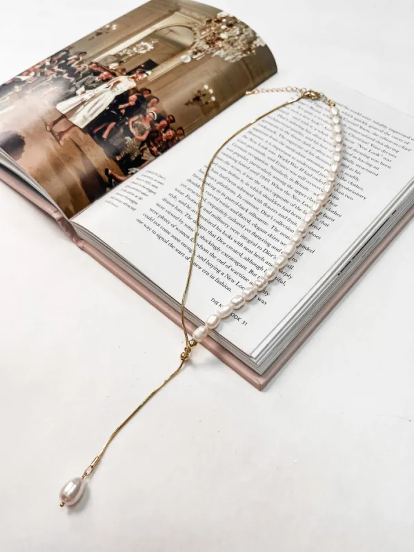 Anita Pearl Necklace sold by Bella Rose boutique