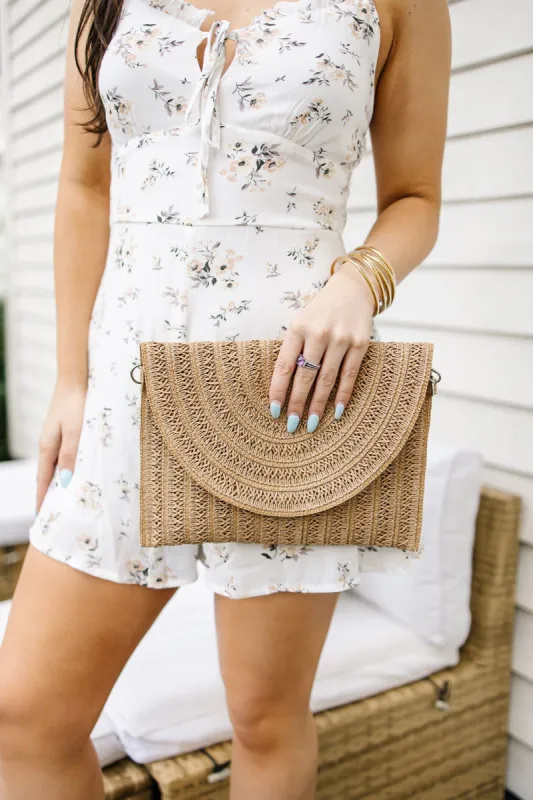 Straw Envelope Crossbody/Clutch sold by Bella Rose boutique