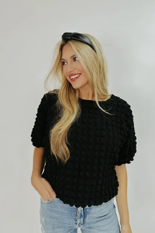 Secret Charm Bubble Top sold by Bella Rose boutique