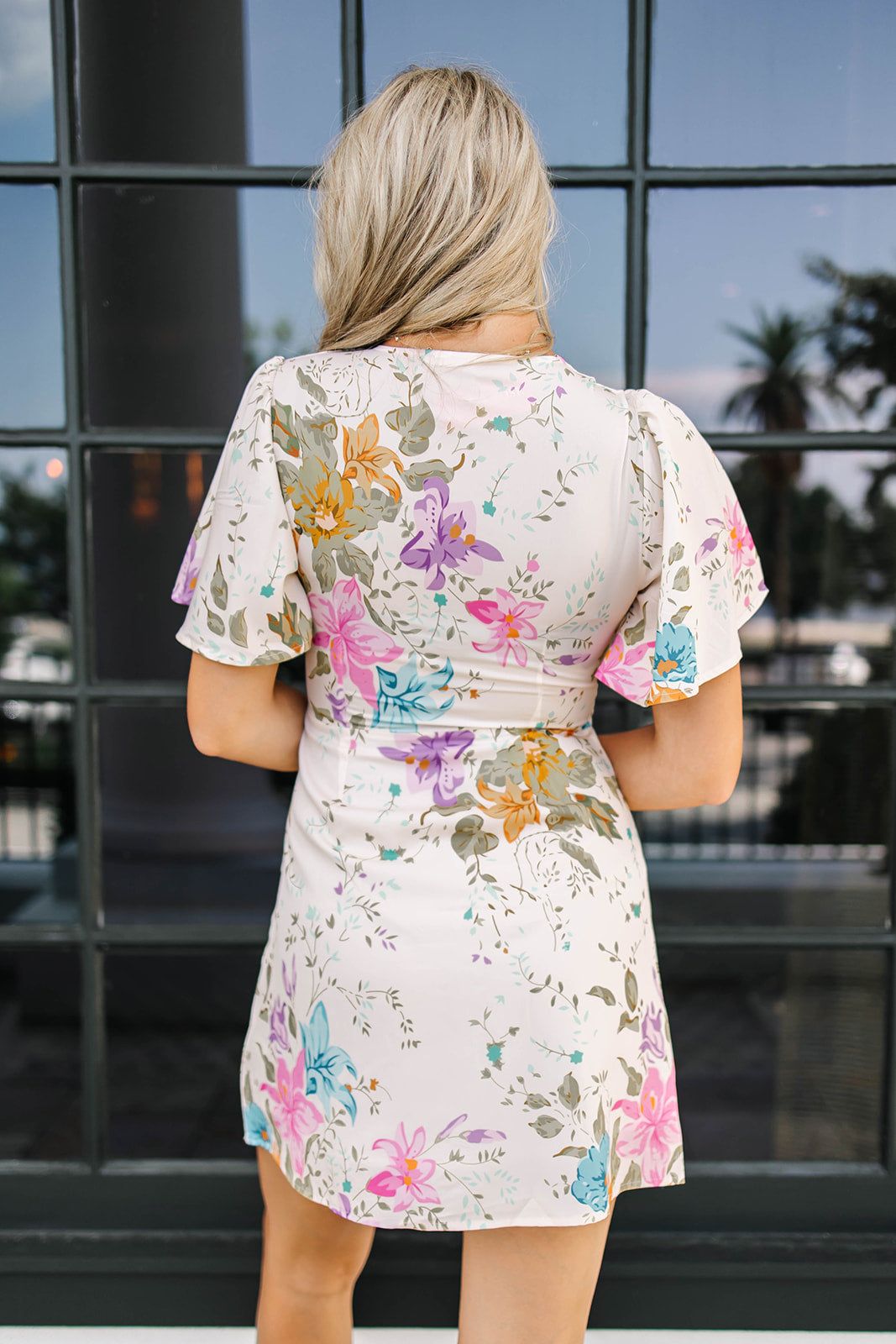 Simple Wishes Floral Print Dress sold by Bella Rose boutique product image thumbnail 4