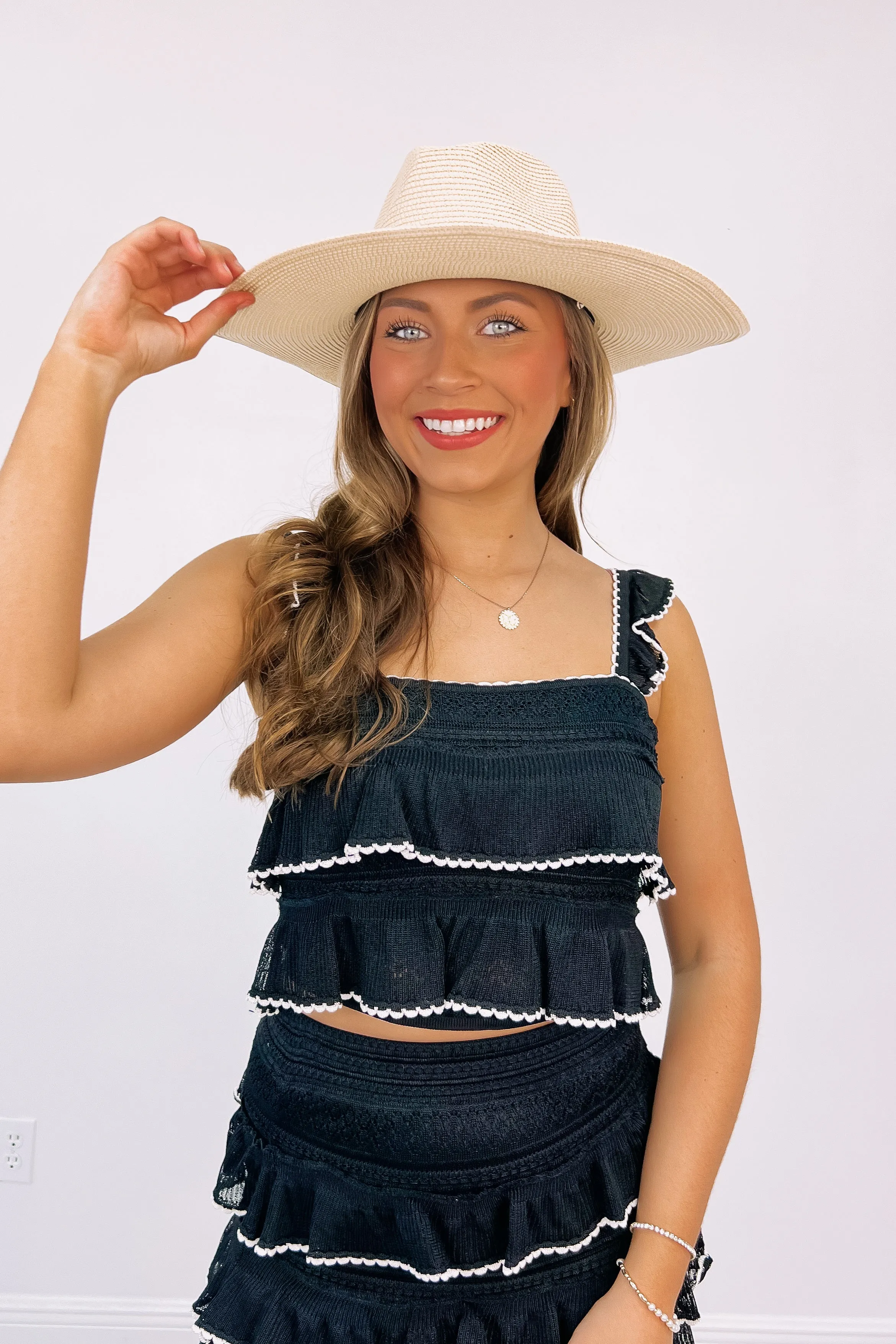 In Paradise Ruffled Two-Piece Set sold by Bella Rose boutique product image thumbnail 2