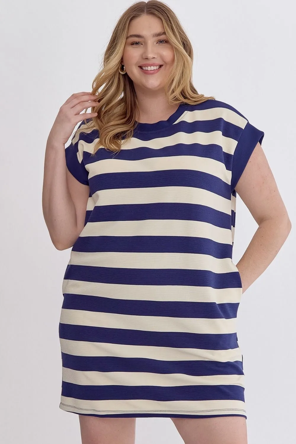 Looking Back Now Striped Dress sold by Bella Rose boutique product image thumbnail 2