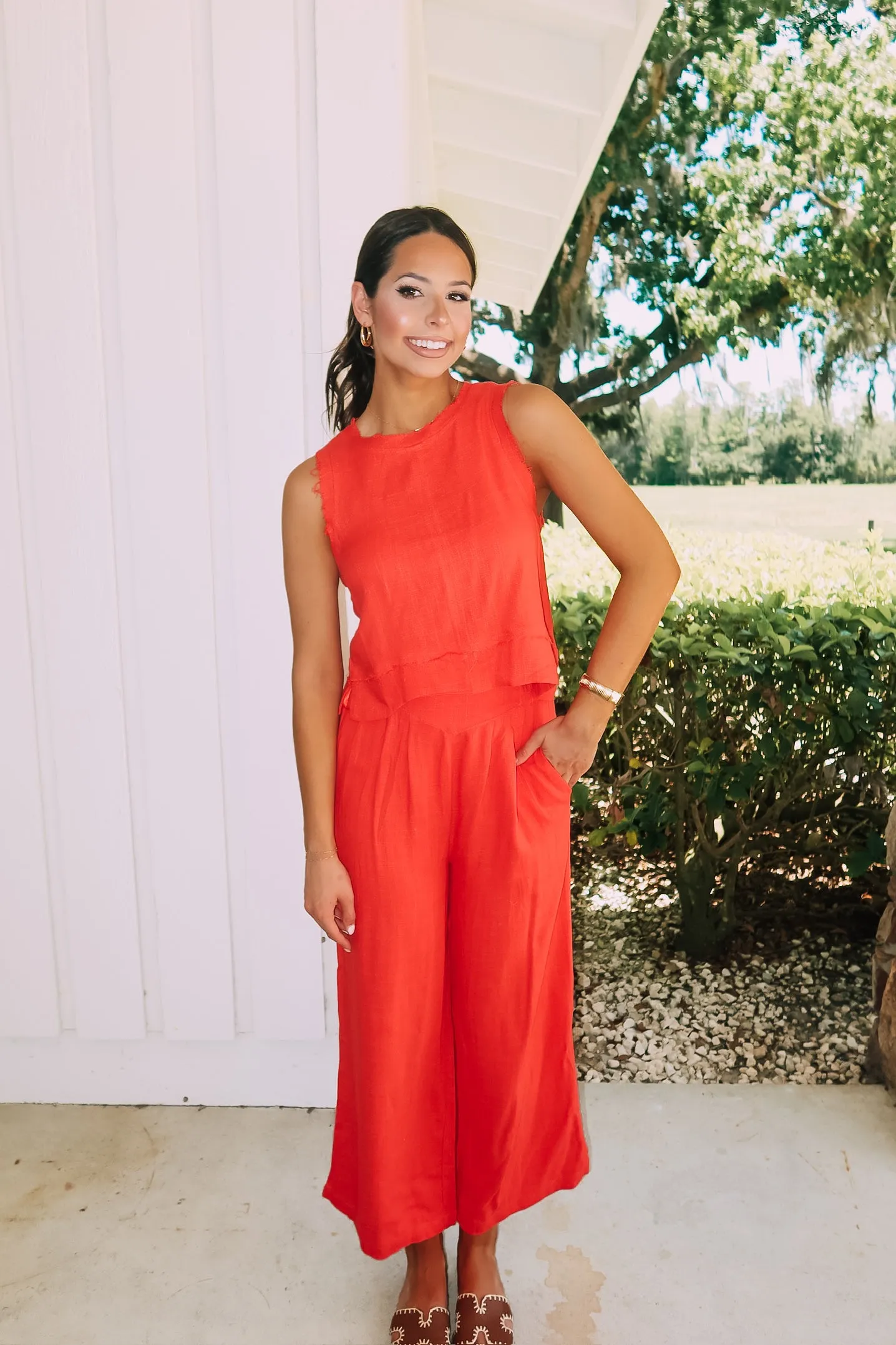 Set For Compliments Linen Two- Piece Set sold by Bella Rose boutique product image thumbnail 2