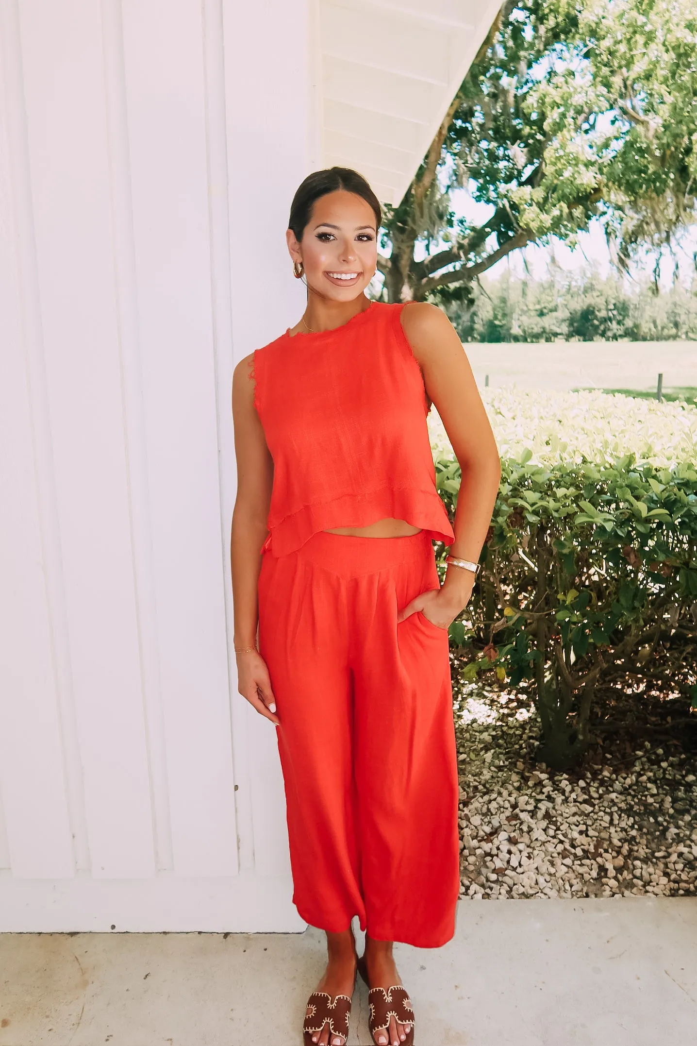 Set For Compliments Linen Two- Piece Set sold by Bella Rose boutique product image thumbnail 4