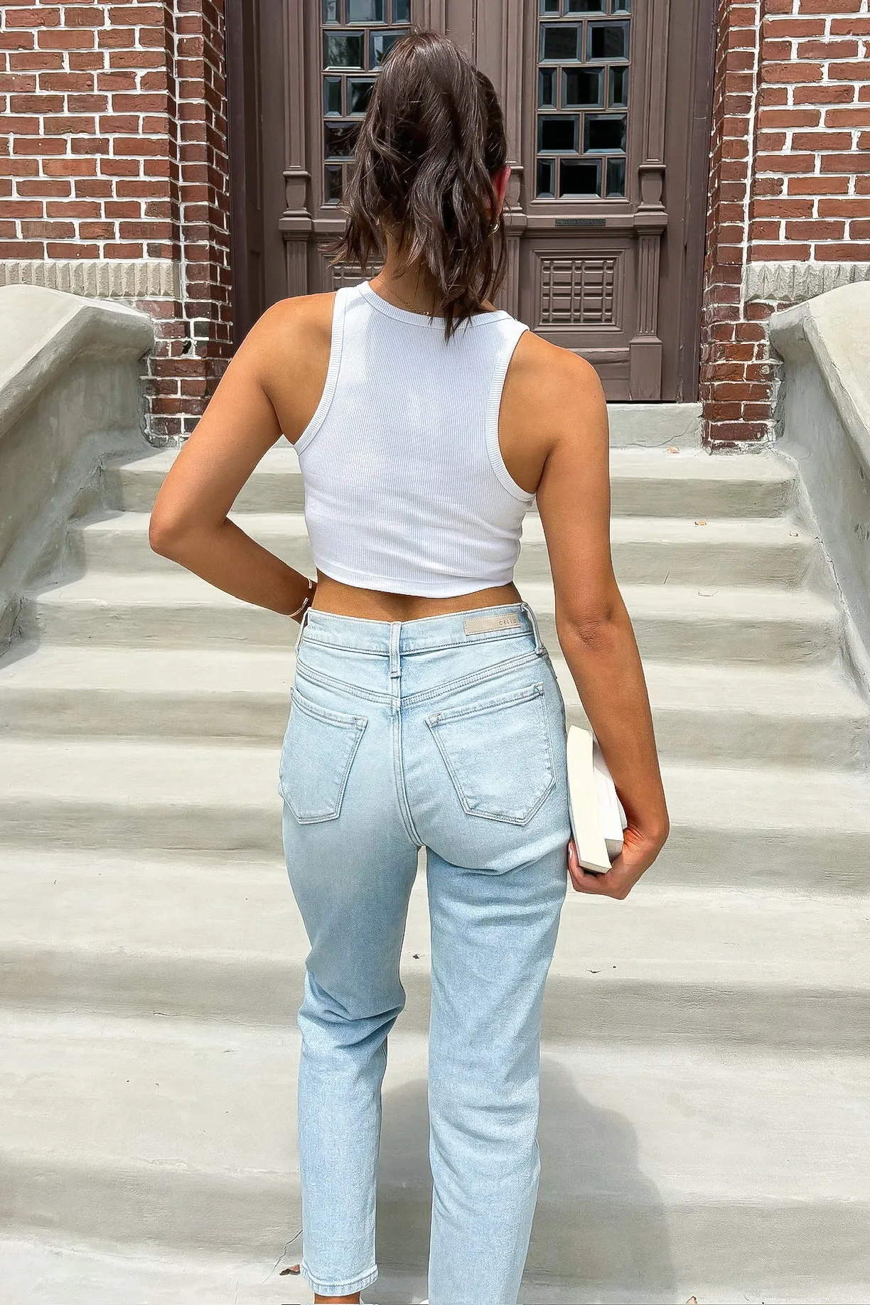 Cool Ambition High Rise Mom Jeans sold by Bella Rose boutique product image thumbnail 2