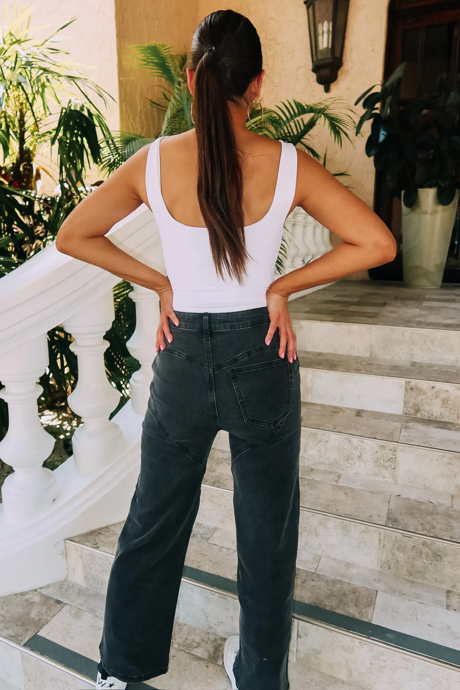 RESTOCK: So Long, London Rhinestone Jeans sold by Bella Rose boutique product image thumbnail 4