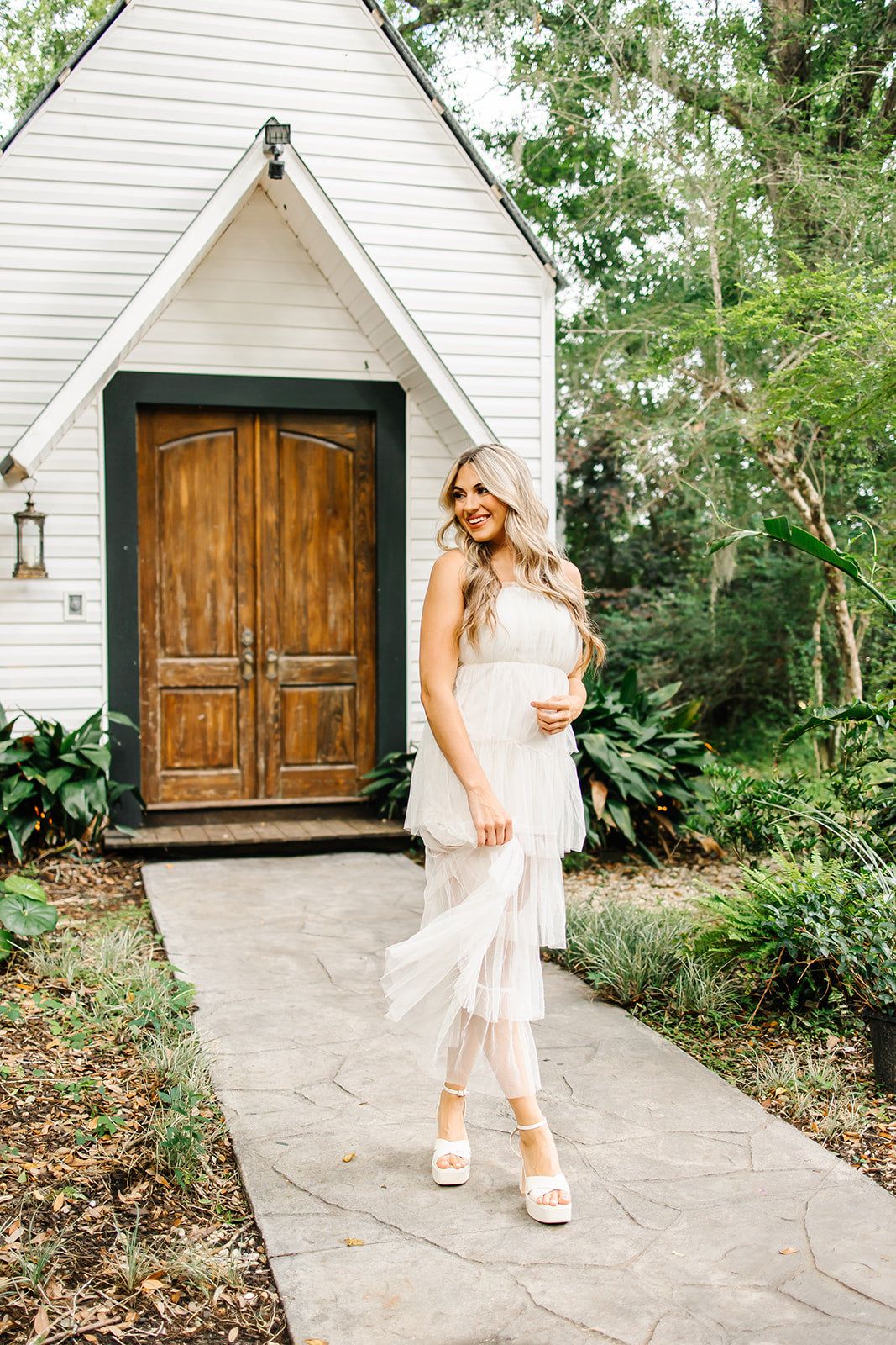 Forever And More Tulle Maxi Dress sold by Bella Rose boutique product image thumbnail 3