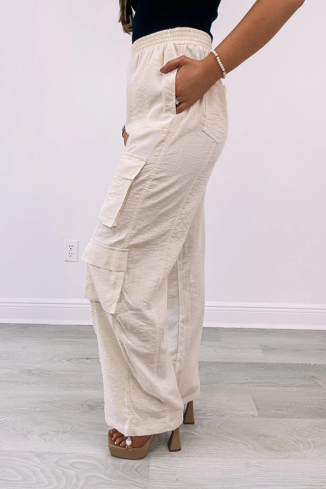 On The Lookout Cargo Pants sold by Bella Rose boutique product image thumbnail 2