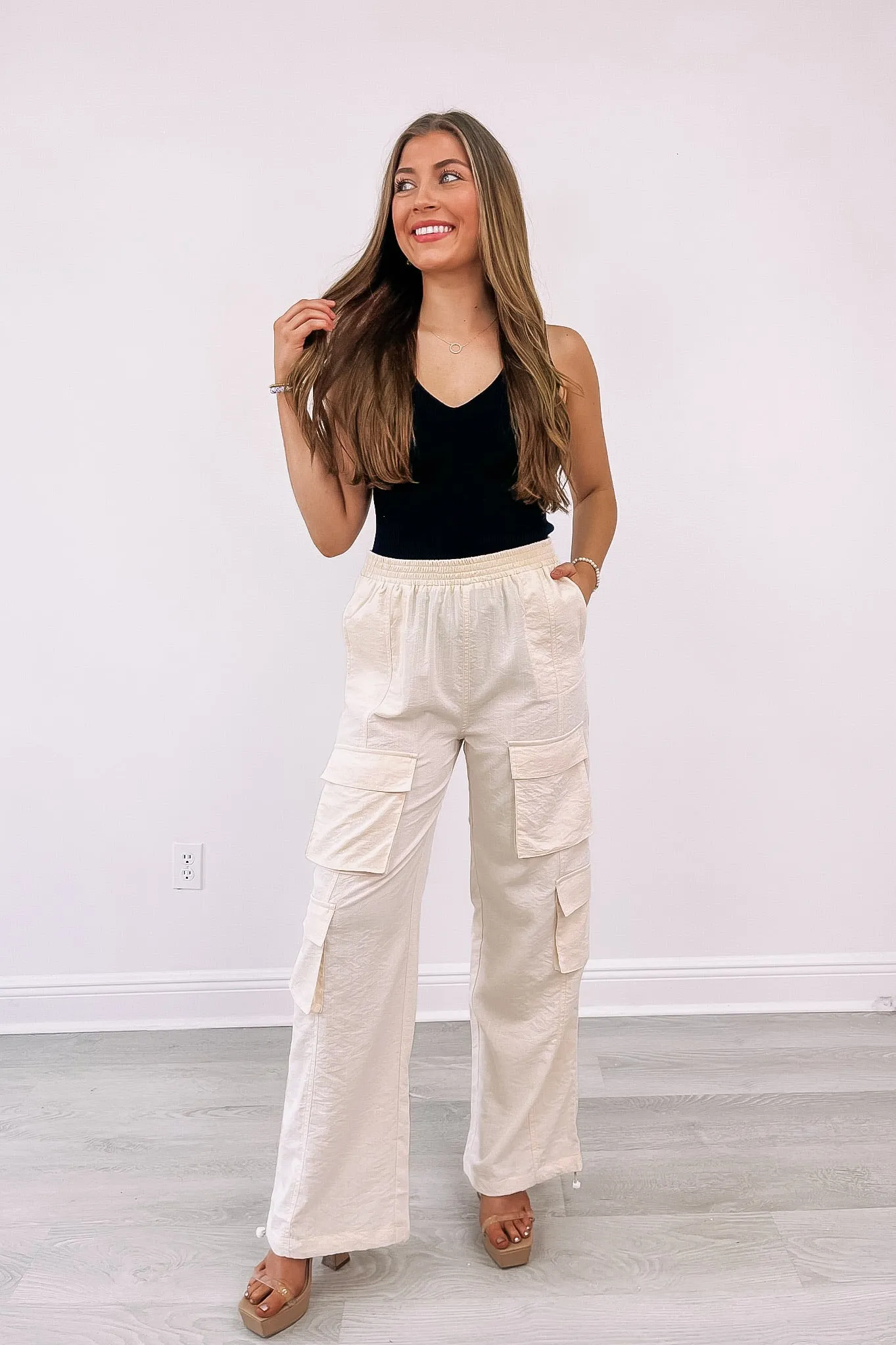 On The Lookout Cargo Pants sold by Bella Rose boutique product image thumbnail 4