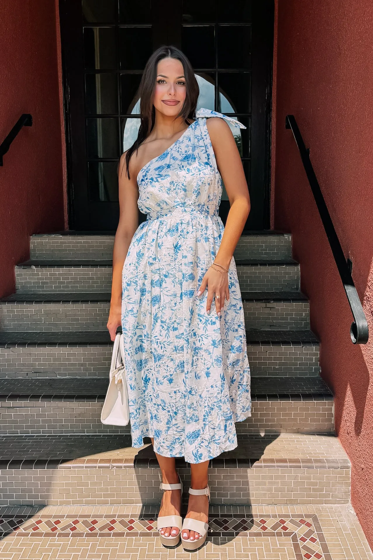 Strolling Through London Floral Print Dress sold by Bella Rose boutique