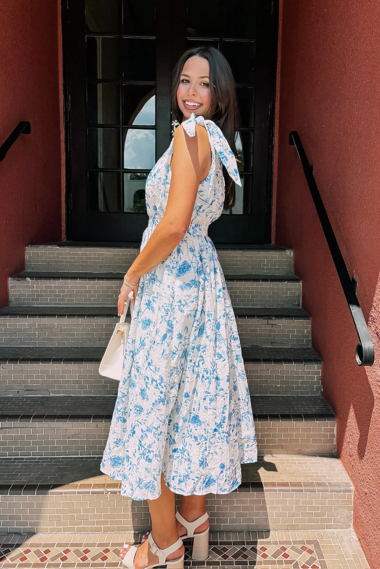 Strolling Through London Floral Print Dress sold by Bella Rose boutique product image thumbnail 4
