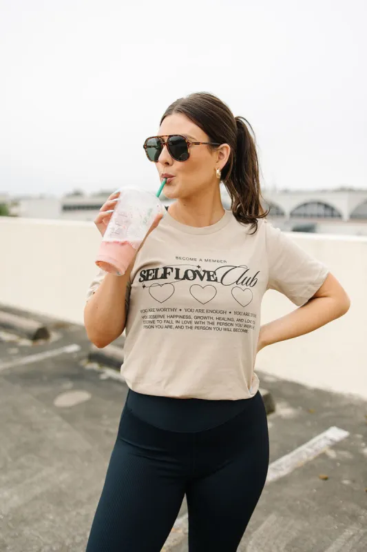 Self Love Club Graphic Tee sold by Bella Rose boutique