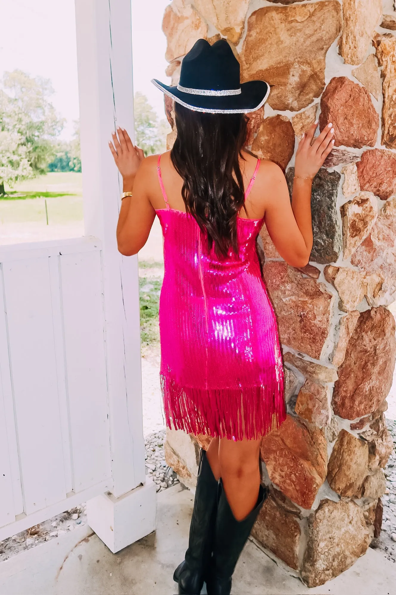 I'm Only Me When I'm With You Sequin Mini Dress sold by Bella Rose boutique product image thumbnail 5