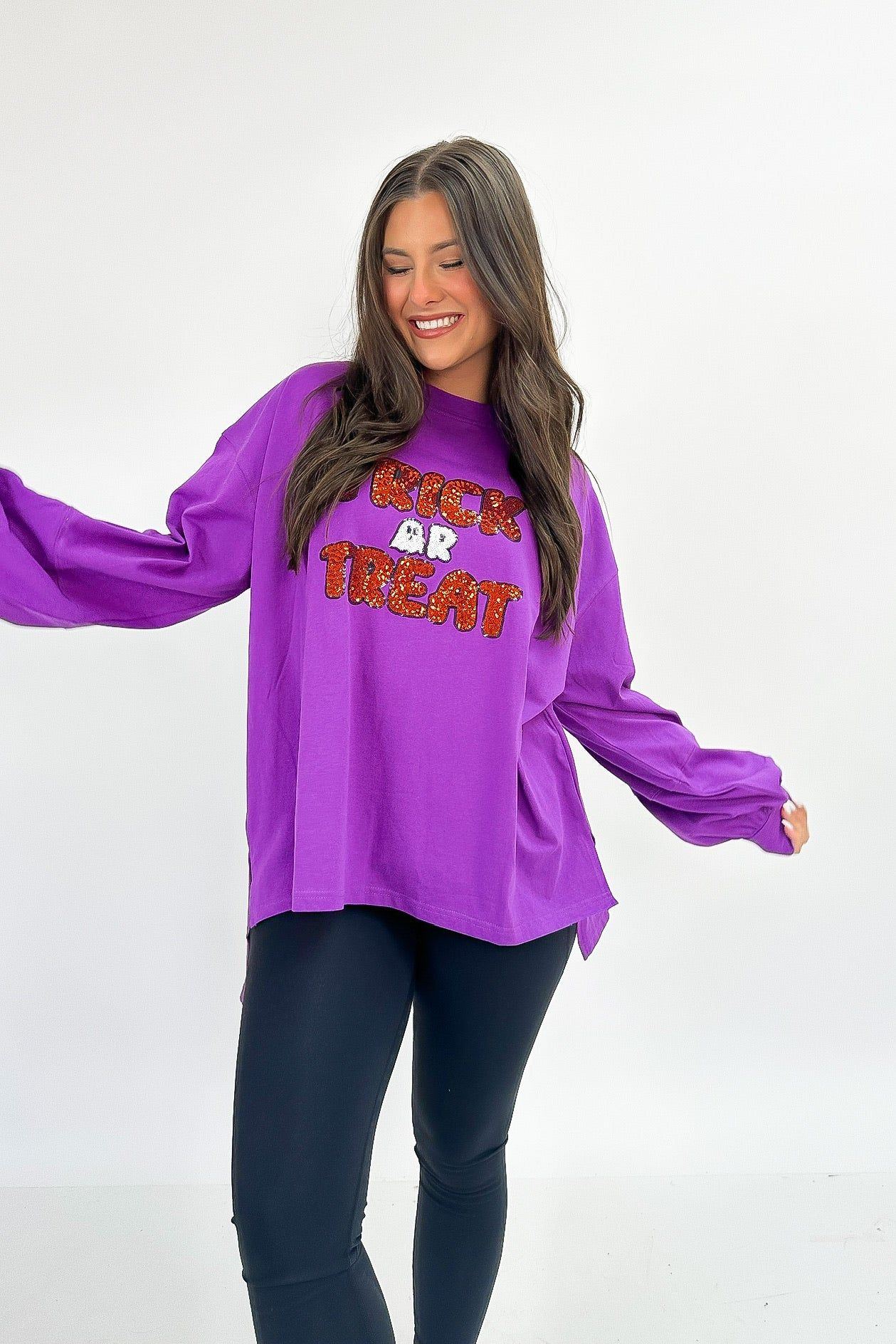 No Tricks All Treats Sequin Top sold by Bella Rose boutique product image thumbnail 2