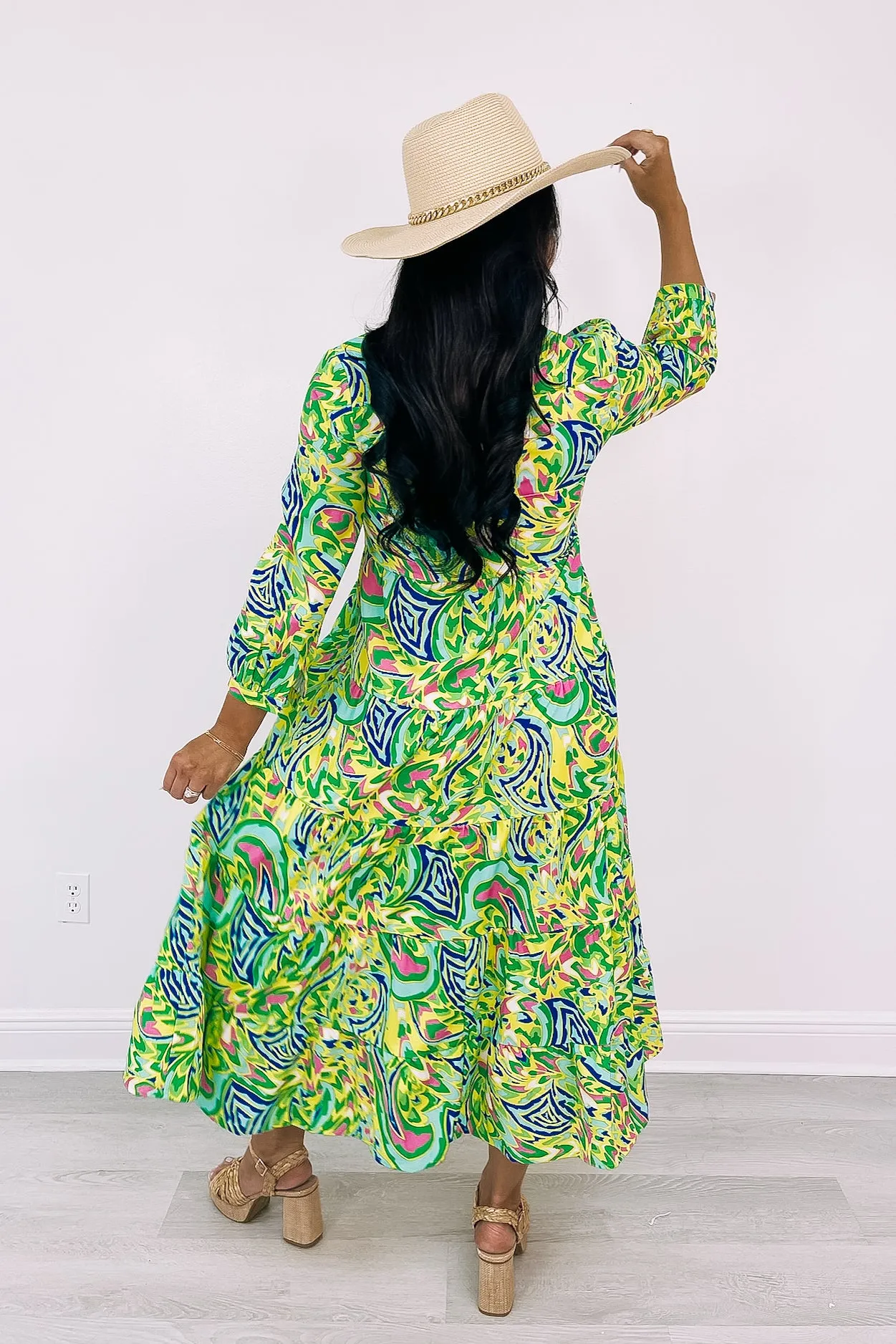 Making My Own Rules Printed Dress sold by Bella Rose boutique product image thumbnail 4