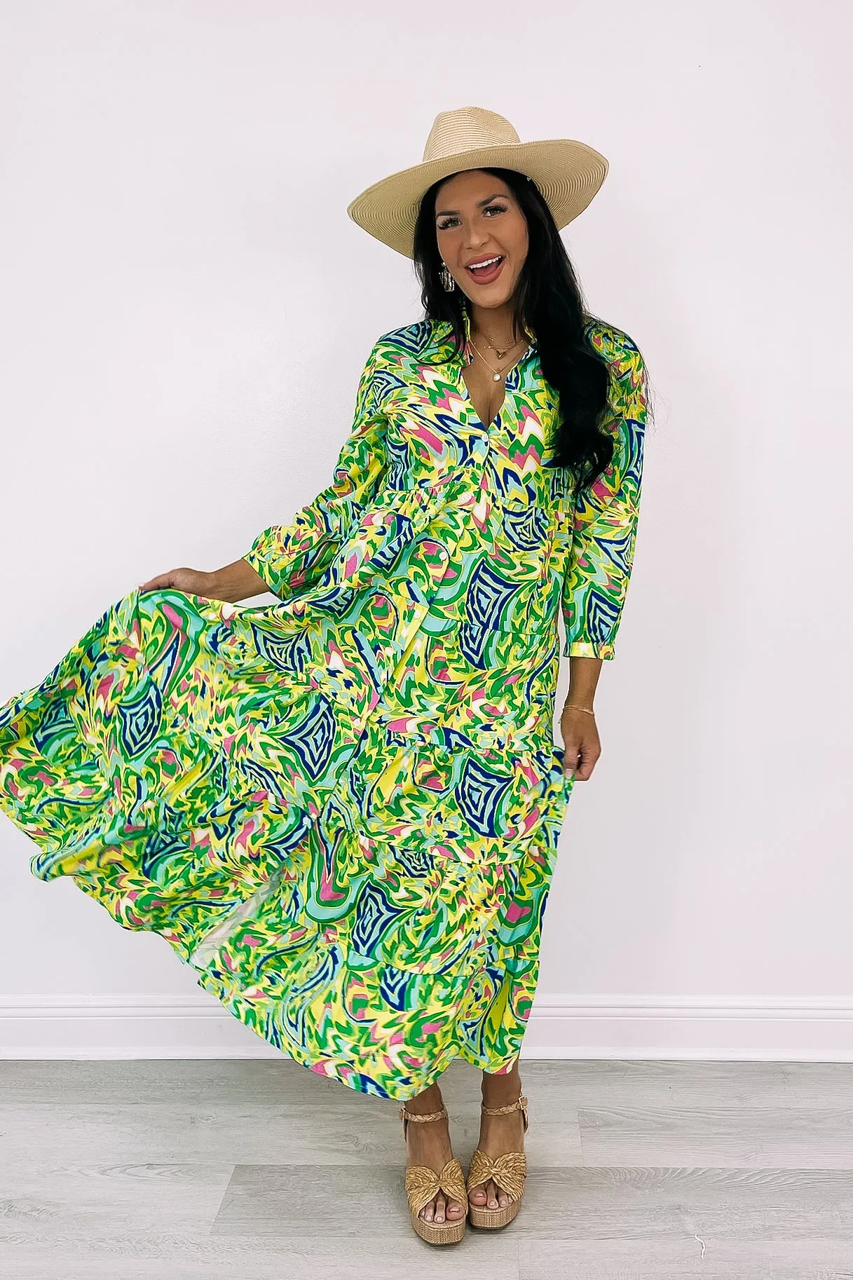 Making My Own Rules Printed Dress sold by Bella Rose boutique product image thumbnail 2