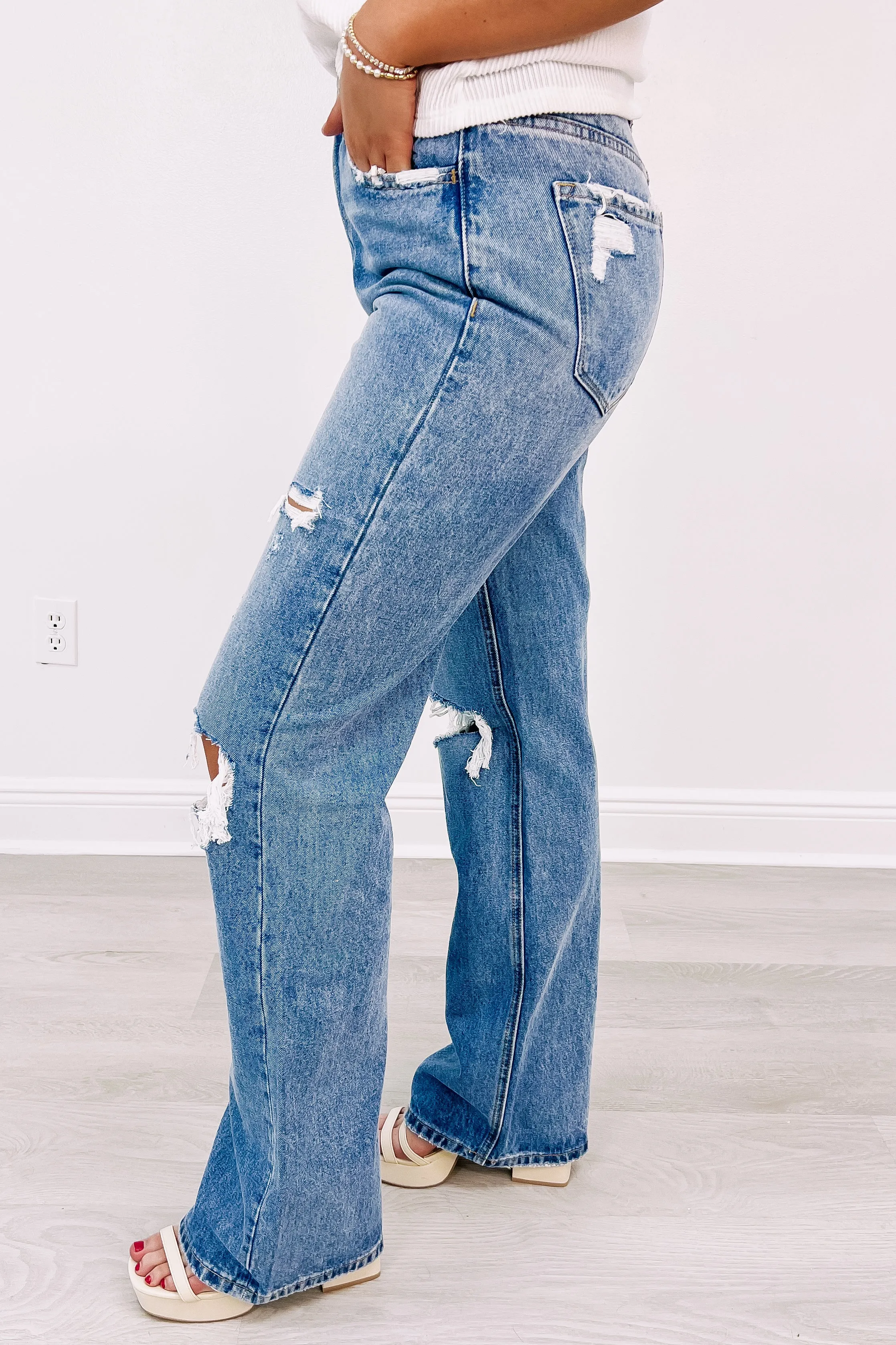 Take Me Back To The 90's Vintage Jeans sold by Bella Rose boutique product image thumbnail 2