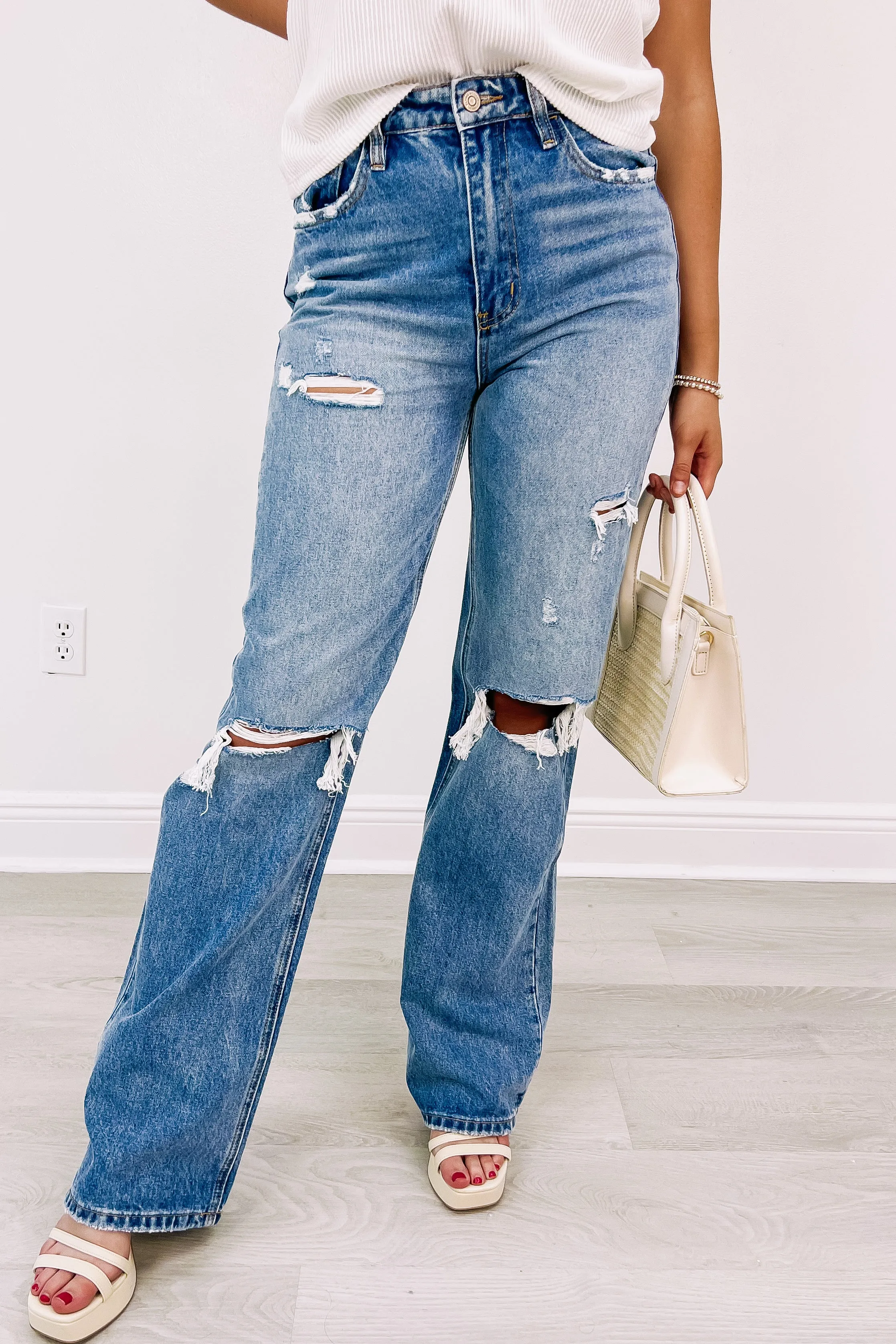 Take Me Back To The 90's Vintage Jeans sold by Bella Rose boutique