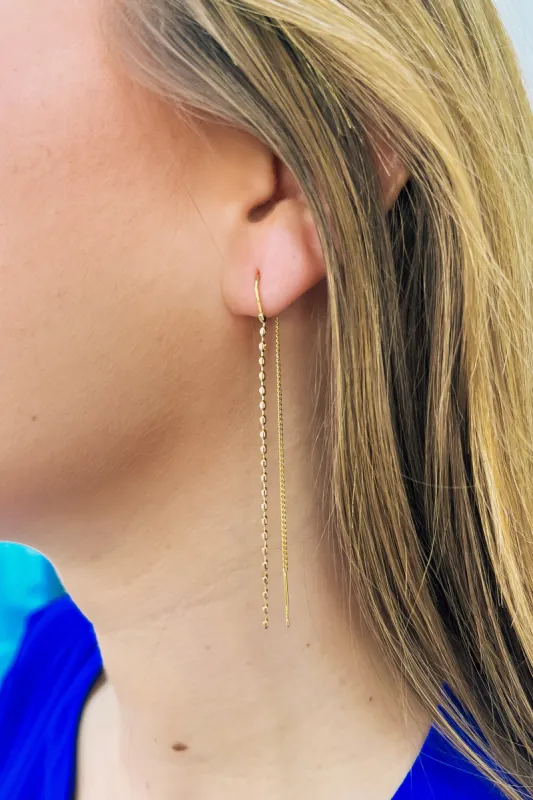 Back In Time Drop Hook Earrings sold by Bella Rose boutique