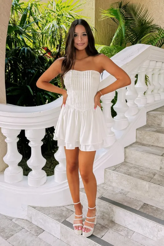 Southern Sweetie Pleated Mini Dress( LAST ONE - SIZE X-SMALL) sold by Bella Rose boutique