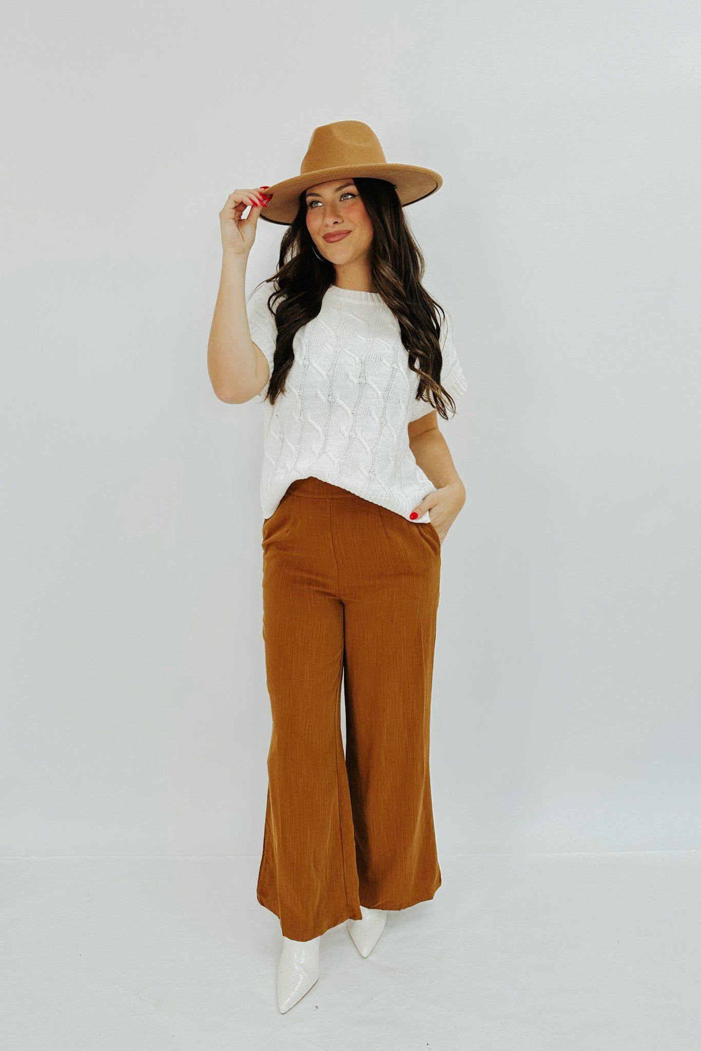 RESTOCK: Happiest On The Coast Sleeveless Sweater sold by Bella Rose boutique product image thumbnail 4