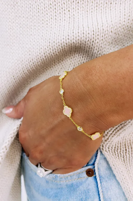 Simply Chic Clover Bracelet sold by Bella Rose boutique