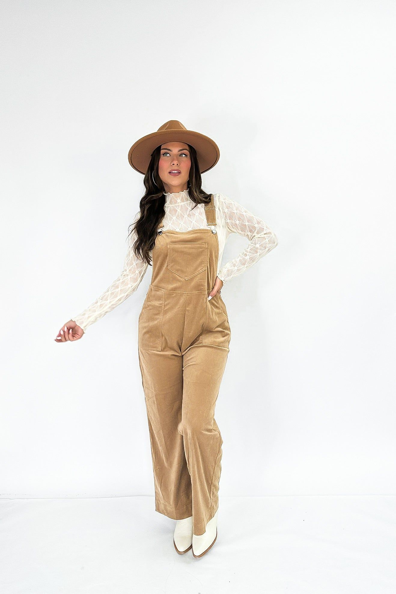 Coordinated Cuteness Corduroy Overall sold by Bella Rose boutique product image thumbnail 5