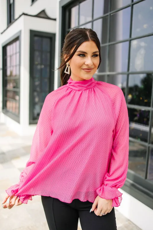 Speak Your Truth Mock Neck Blouse sold by Bella Rose boutique