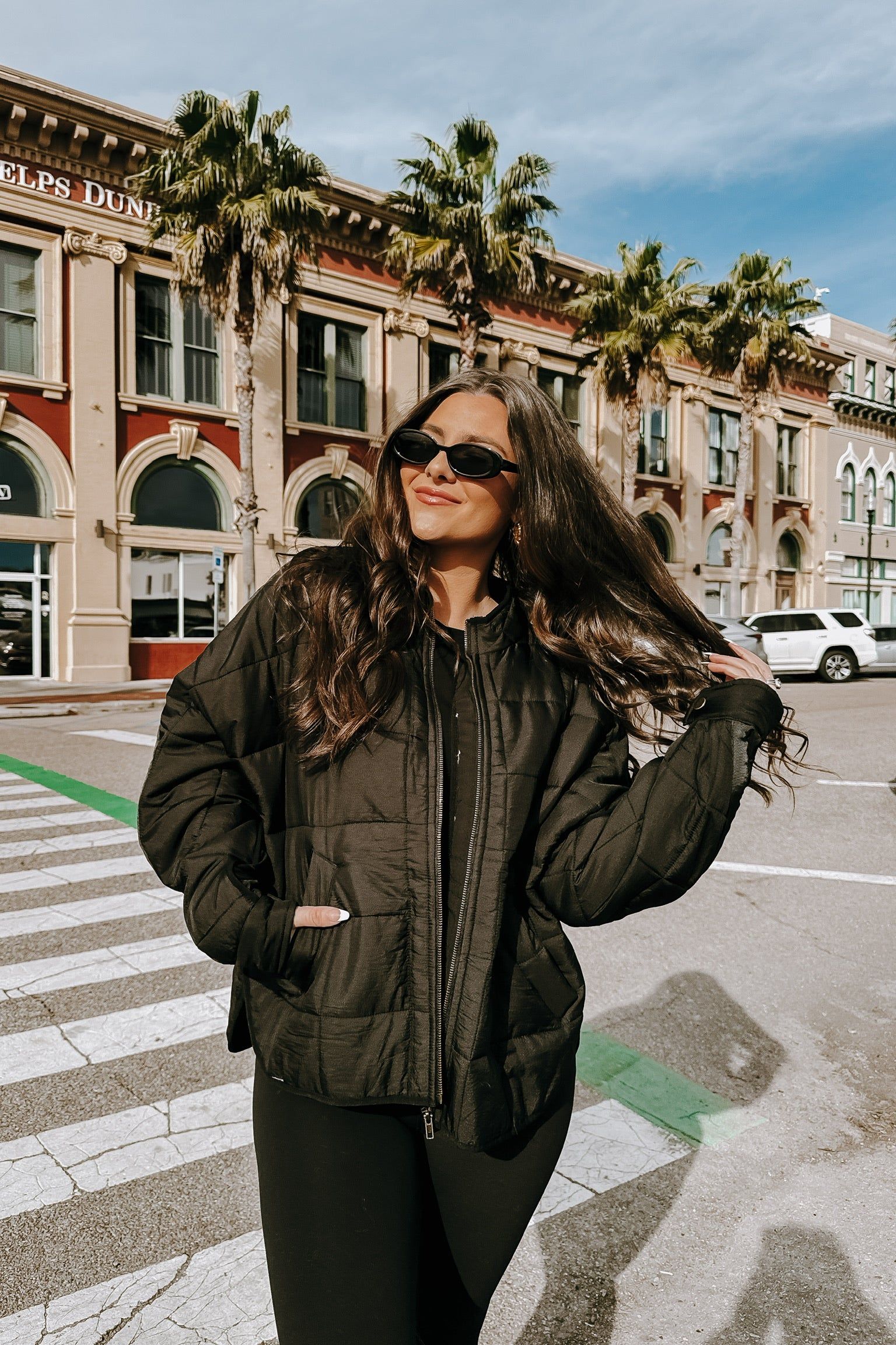 Never Pretend Quilted Jacket sold by Bella Rose boutique product image thumbnail 4